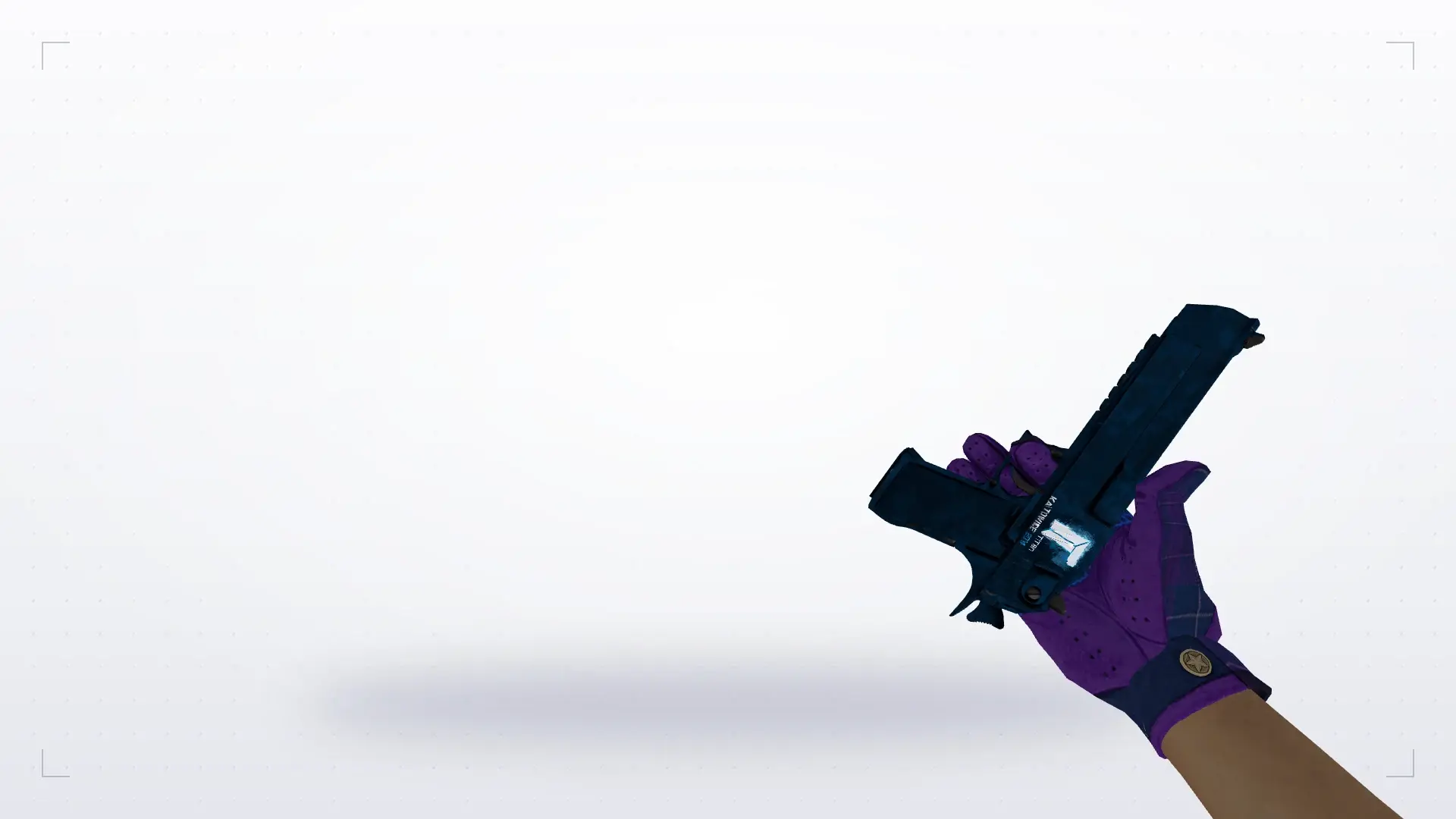 Desert Eagle: Imperial Plaid Driver Gloves — first person