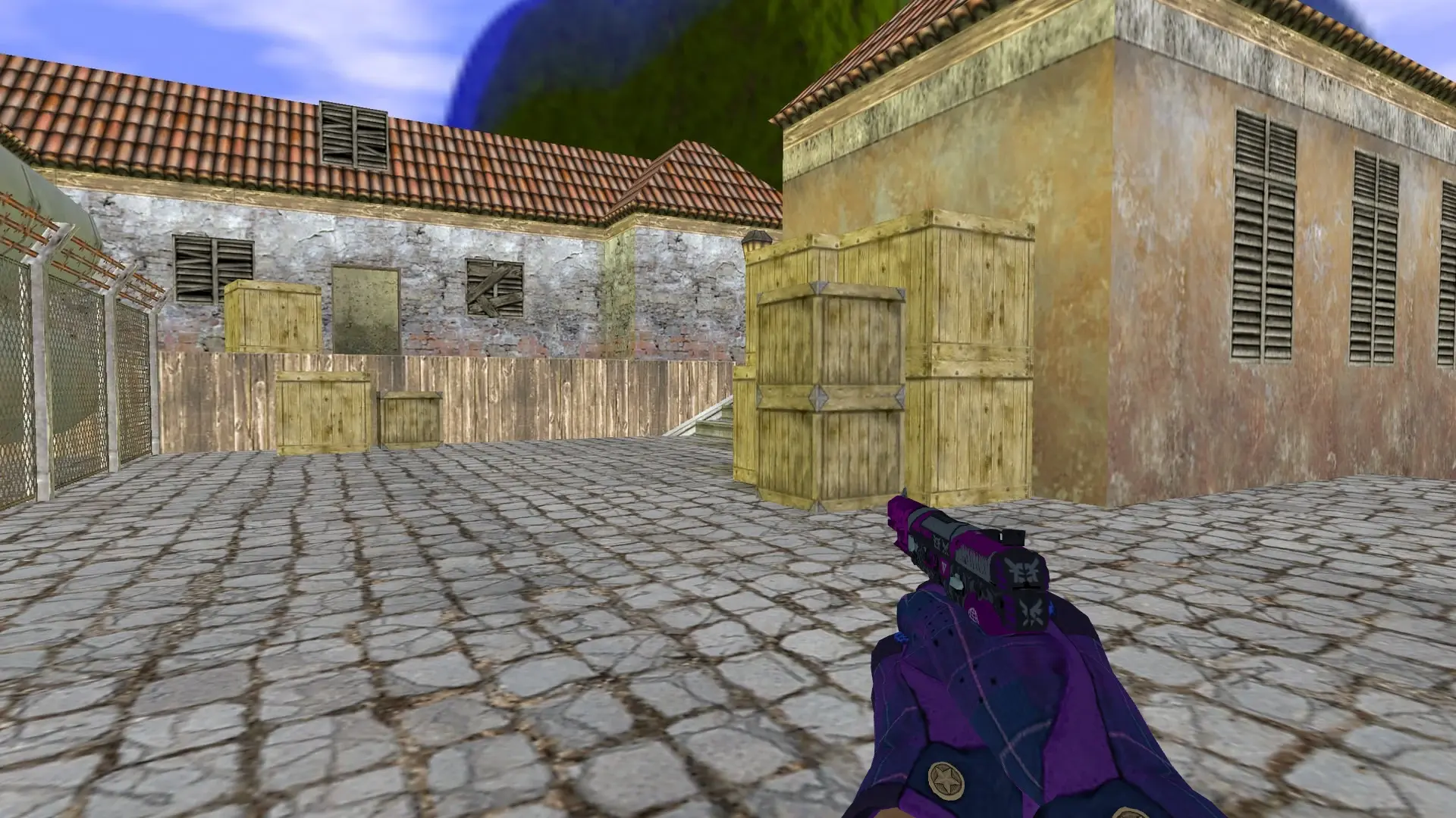 Five-SeveN: Imperial Plaid Driver Gloves — de_inferno (first person)