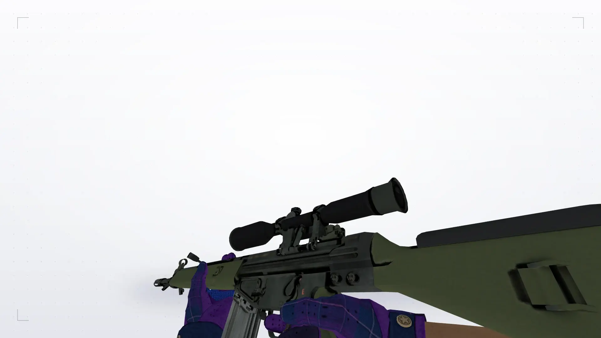 G3SG1: Imperial Plaid Driver Gloves — first person