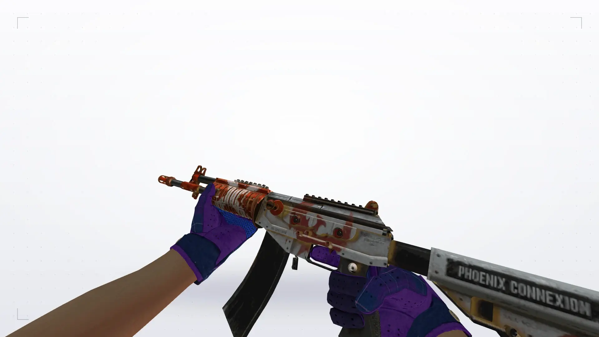 Galil AR: Imperial Plaid Driver Gloves — first person