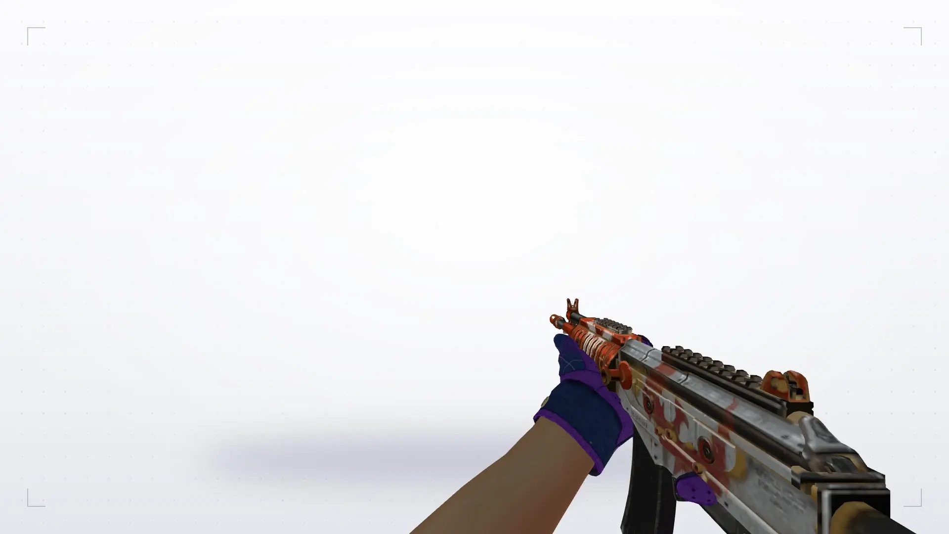 Galil AR: Imperial Plaid Driver Gloves — first person