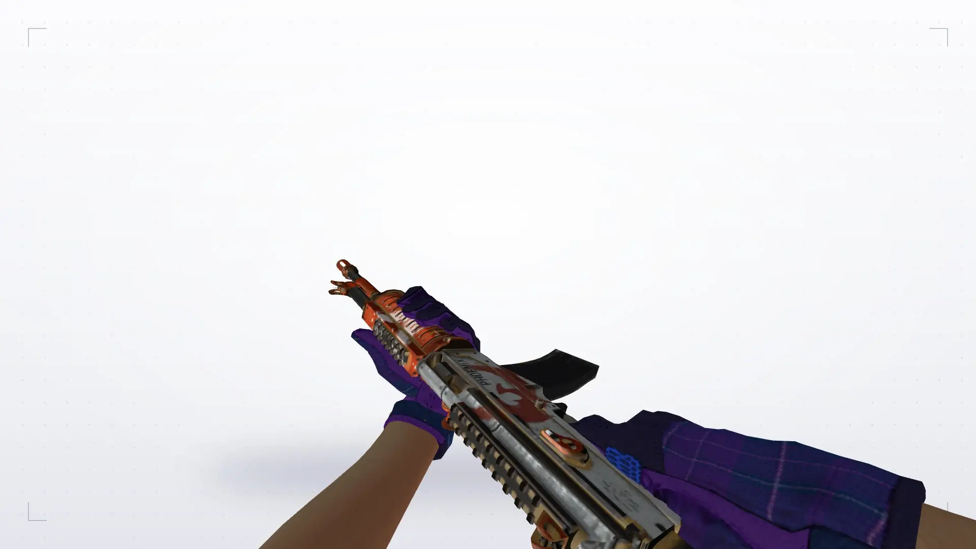 Galil AR: Imperial Plaid Driver Gloves — first person