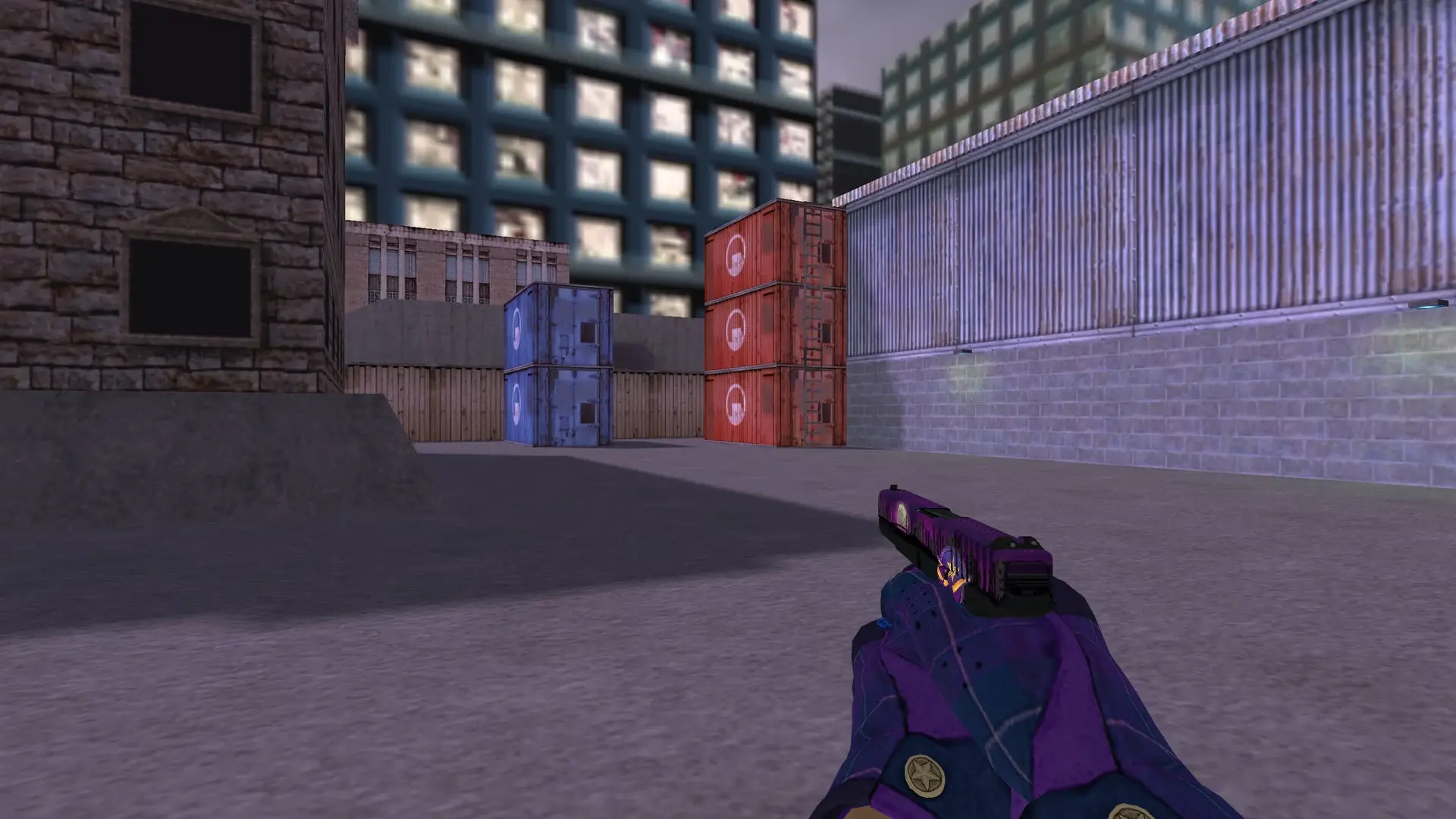 Glock-18: Imperial Plaid Driver Gloves — cs_assault (first person)