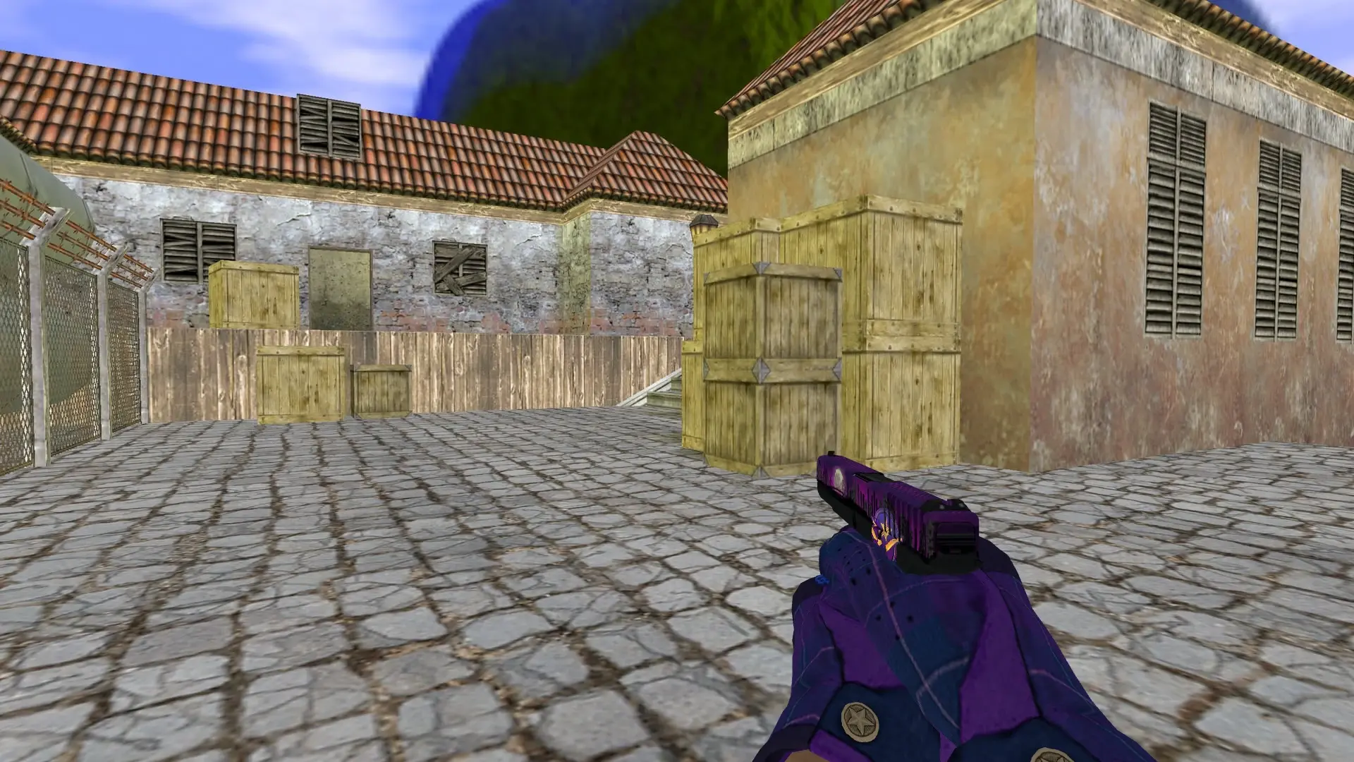 Glock-18: Imperial Plaid Driver Gloves — de_inferno (first person)
