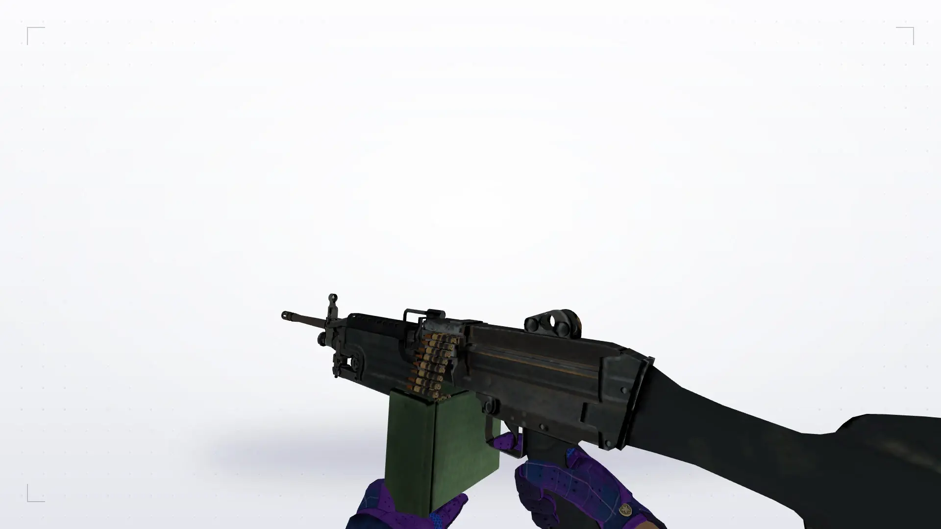 M249: Imperial Plaid Driver Gloves — first person