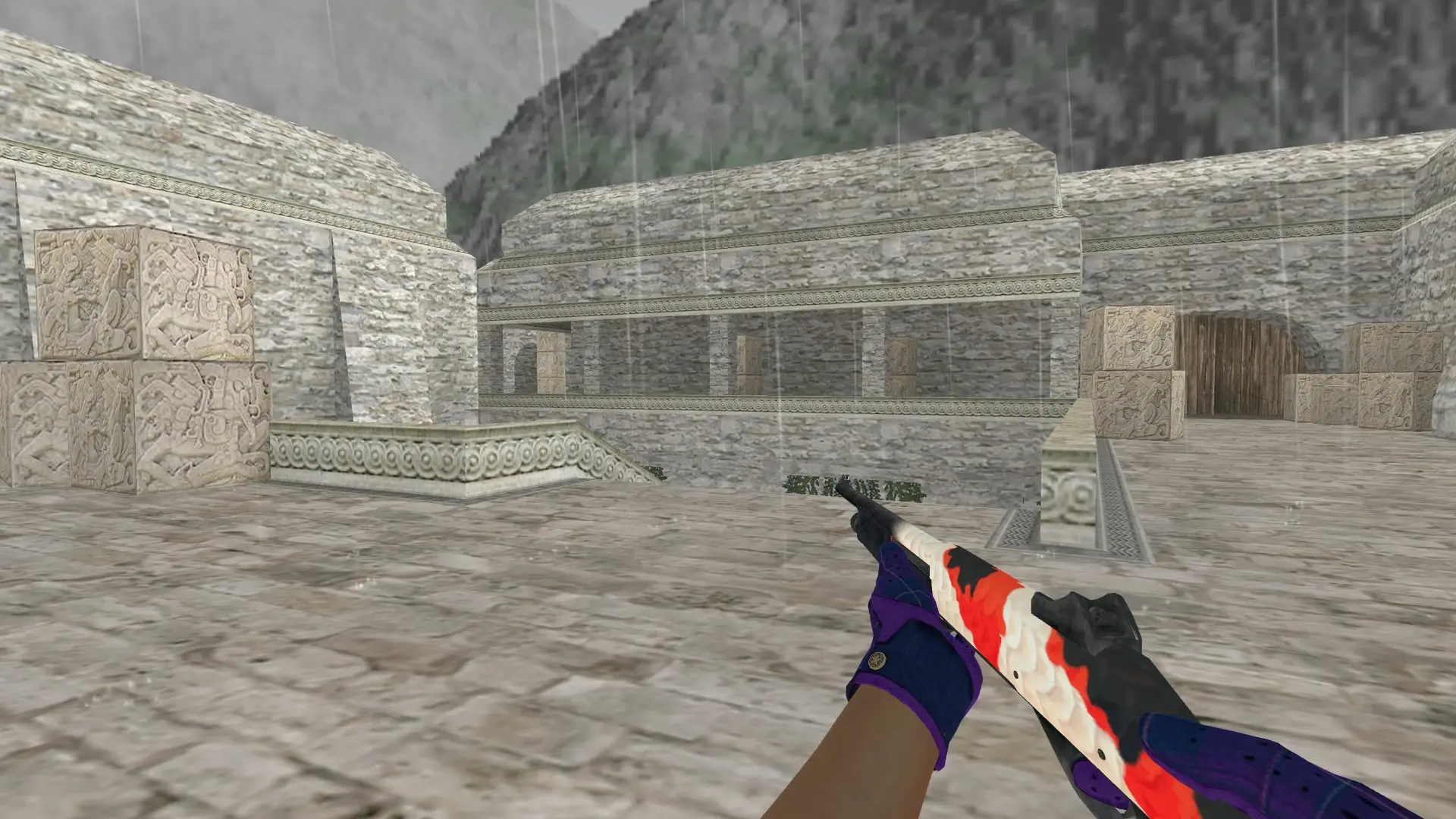 M3: Imperial Plaid Driver Gloves — de_aztec (first person)