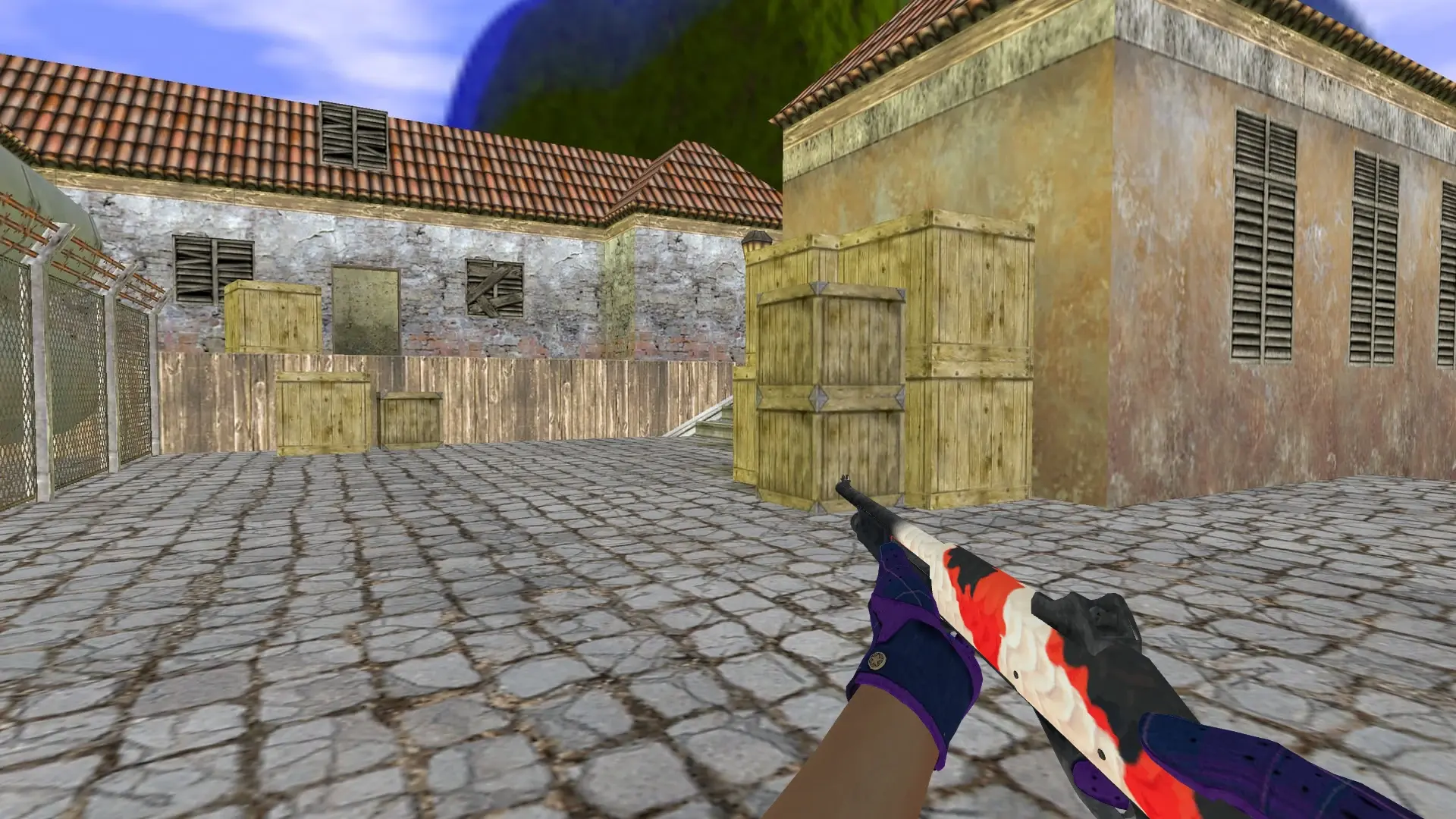 M3: Imperial Plaid Driver Gloves — de_inferno (first person)