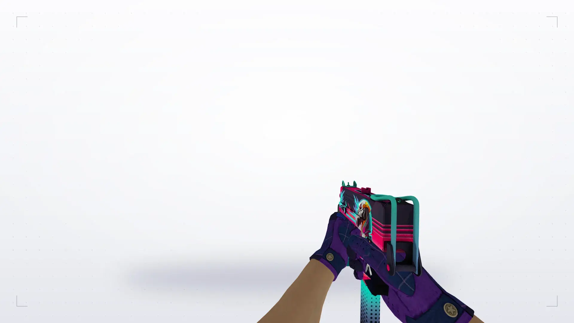 MAC-10: Imperial Plaid Driver Gloves — first person