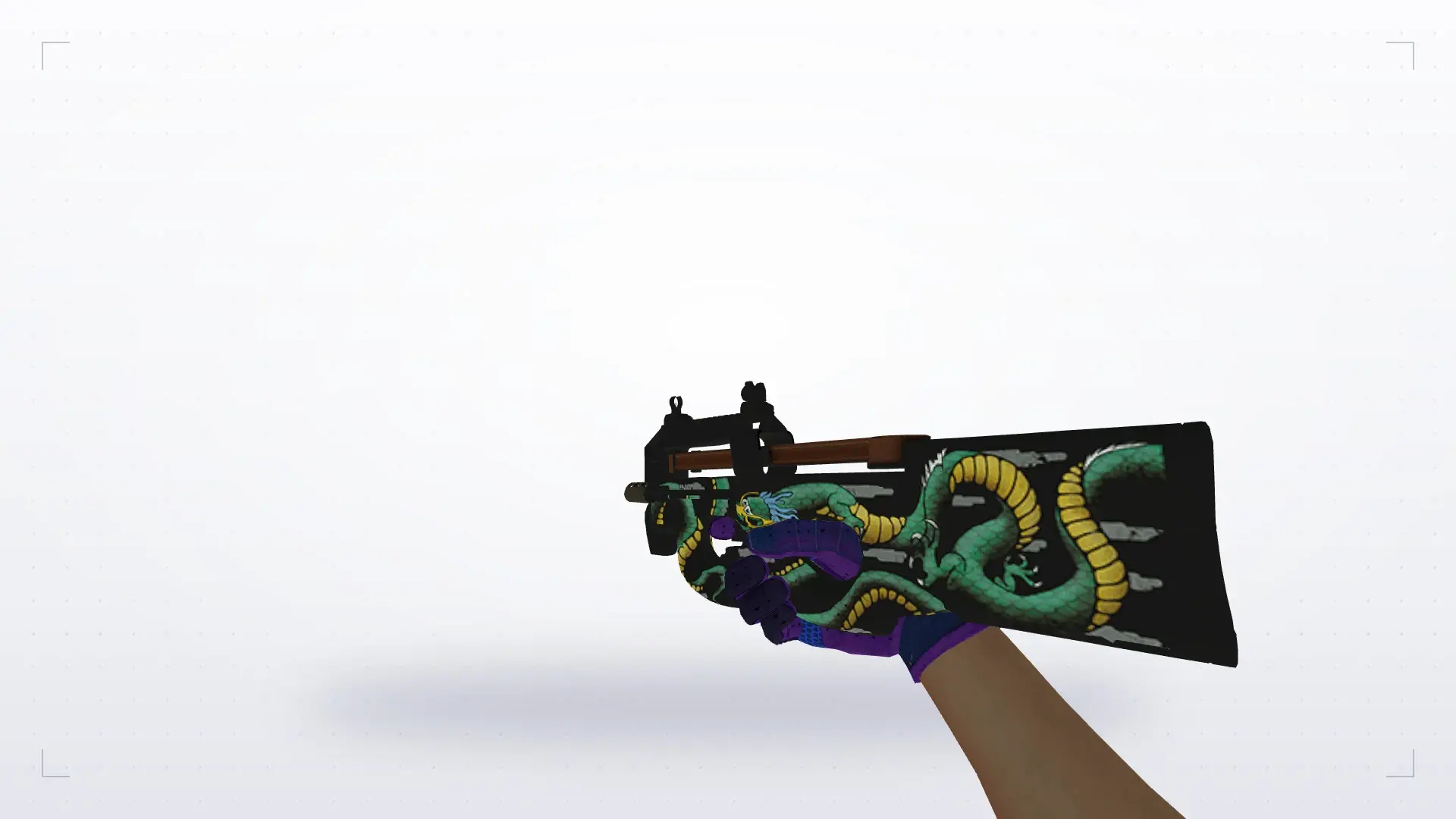 P90: Imperial Plaid Driver Gloves — first person