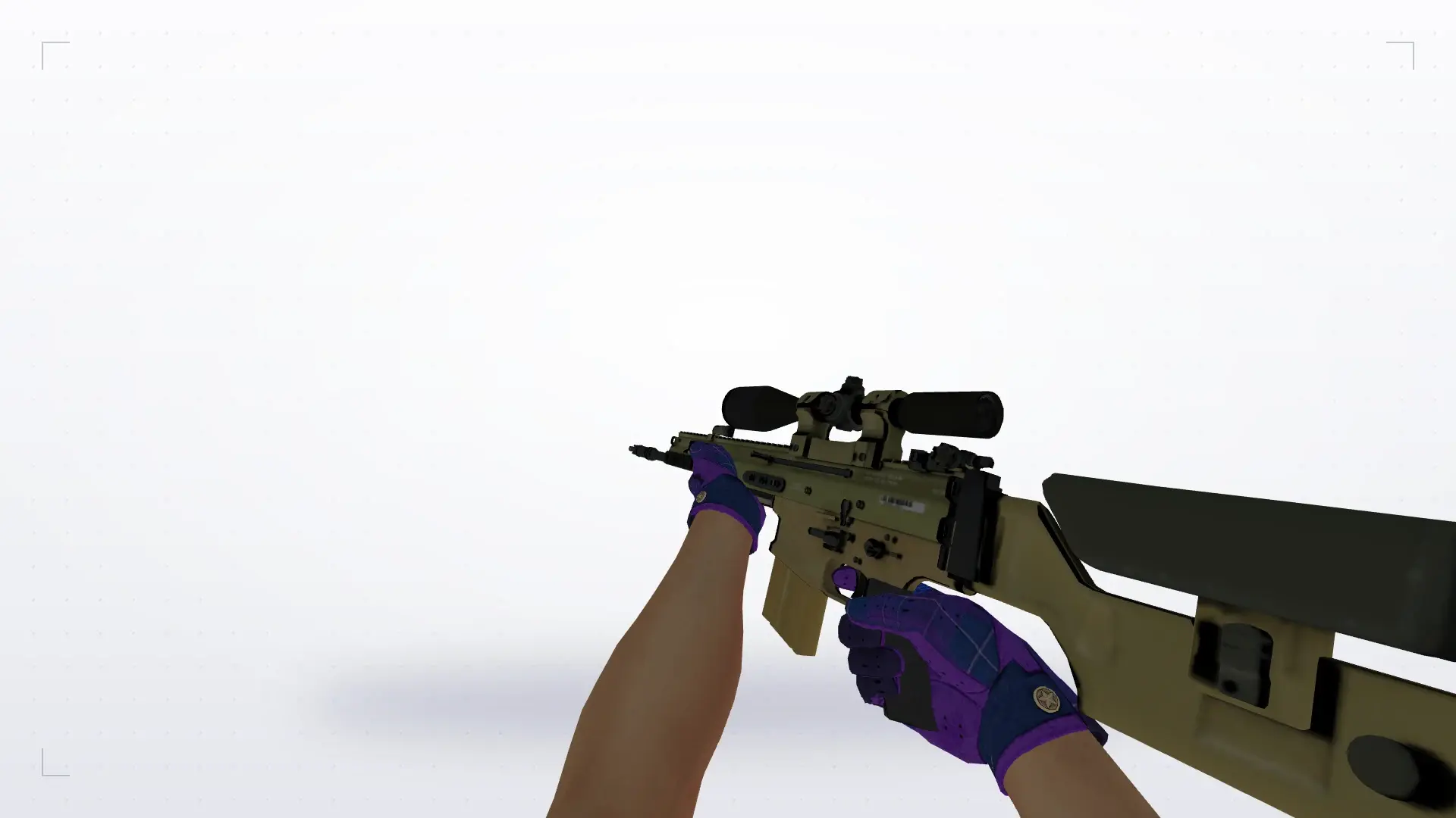 SG550: Imperial Plaid Driver Gloves — first person