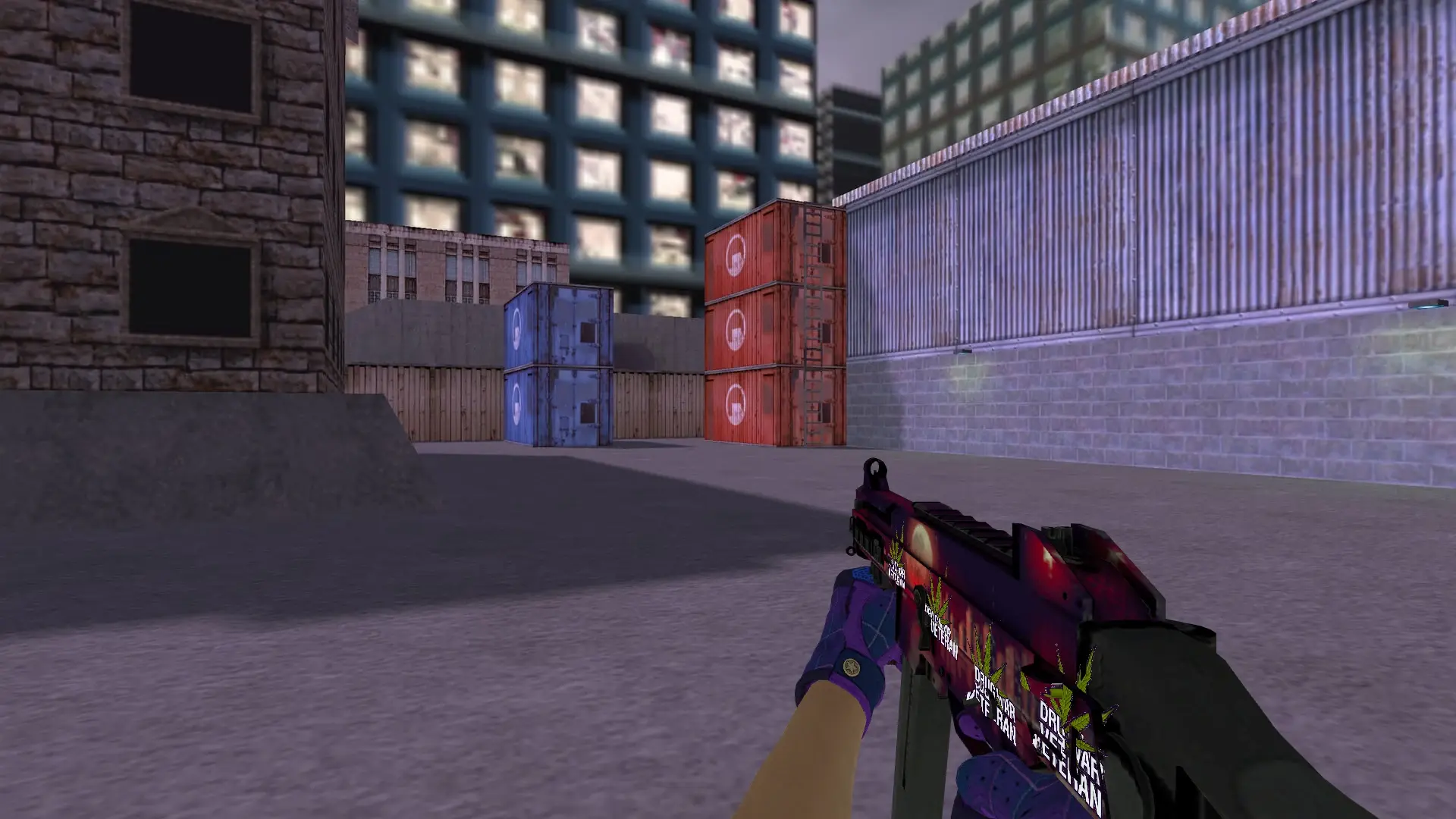UMP-45: Imperial Plaid Driver Gloves — cs_assault (first person)