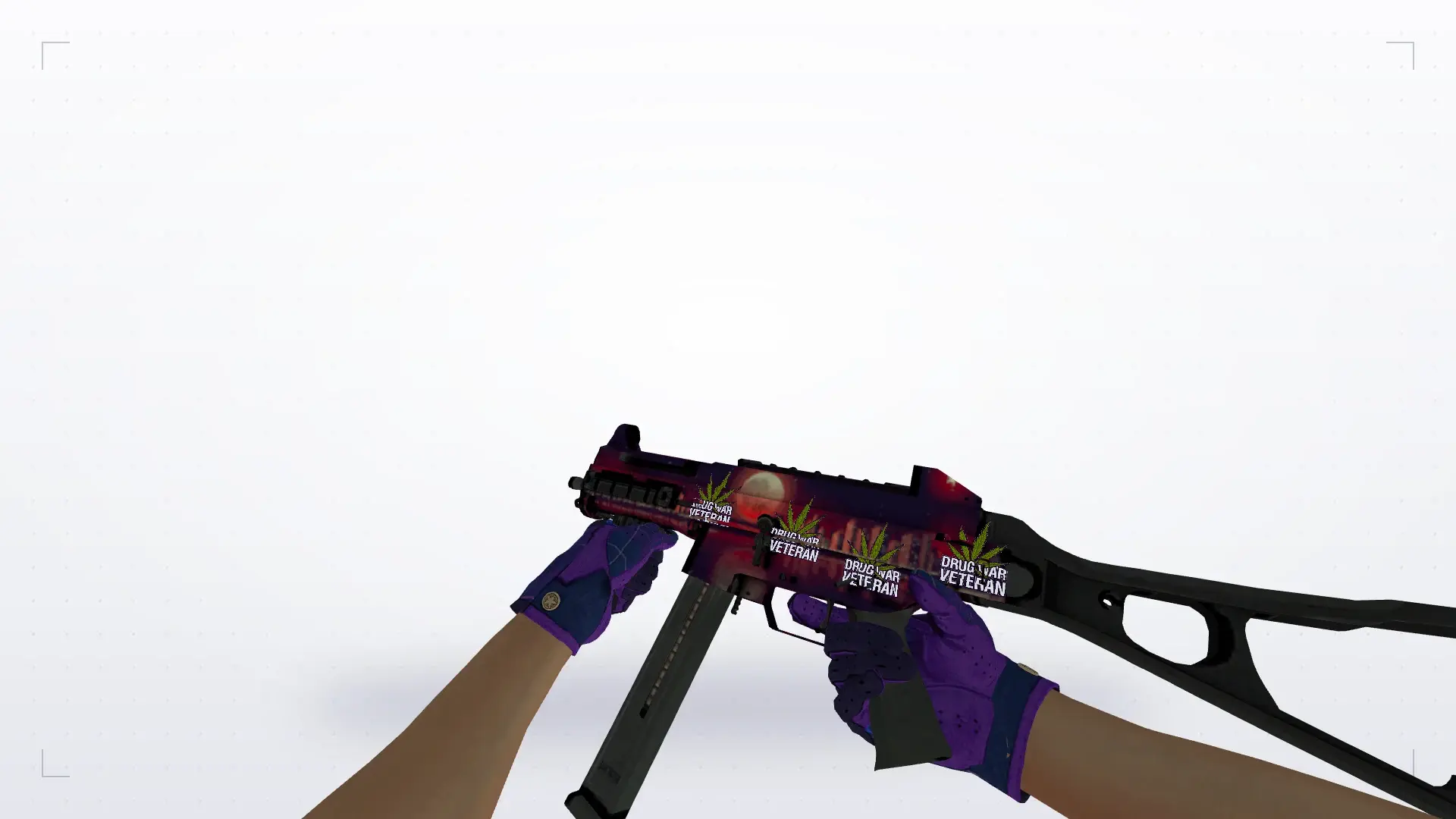 UMP-45: Imperial Plaid Driver Gloves — first person