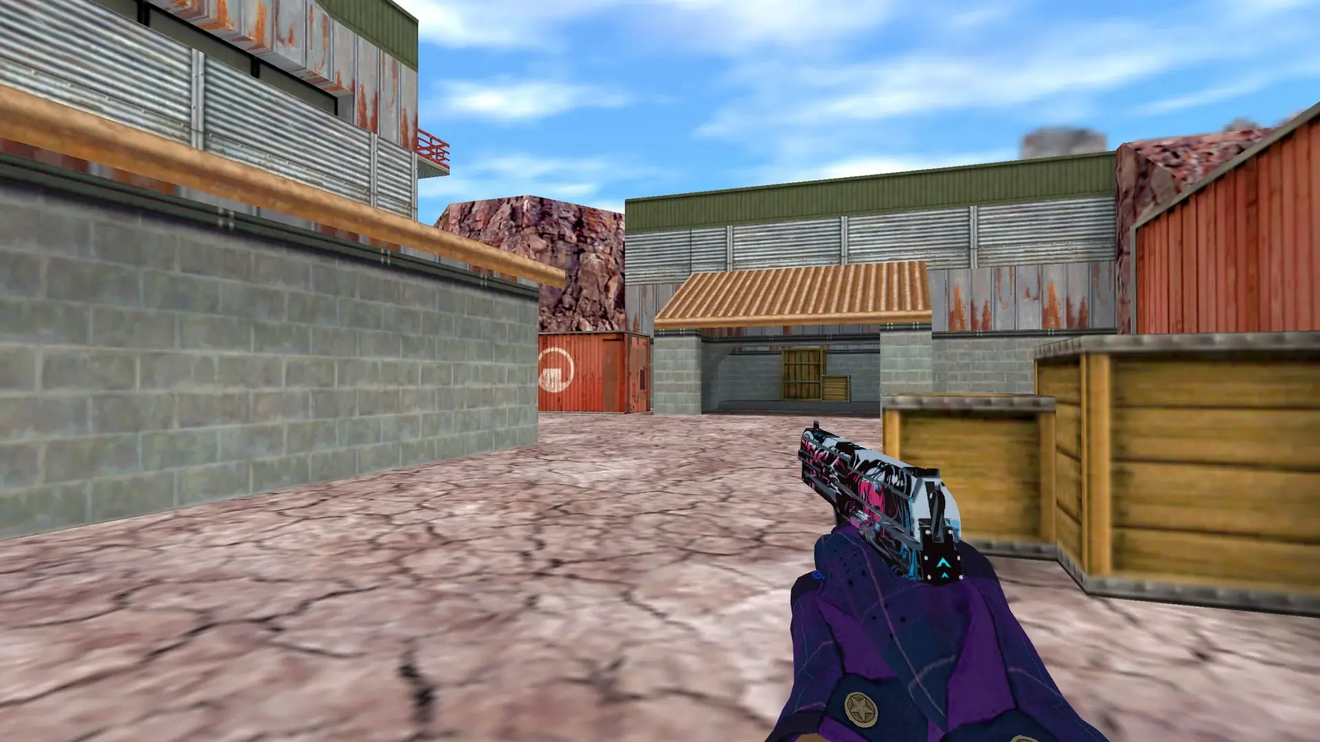USP: Imperial Plaid Driver Gloves — de_nuke (first person)