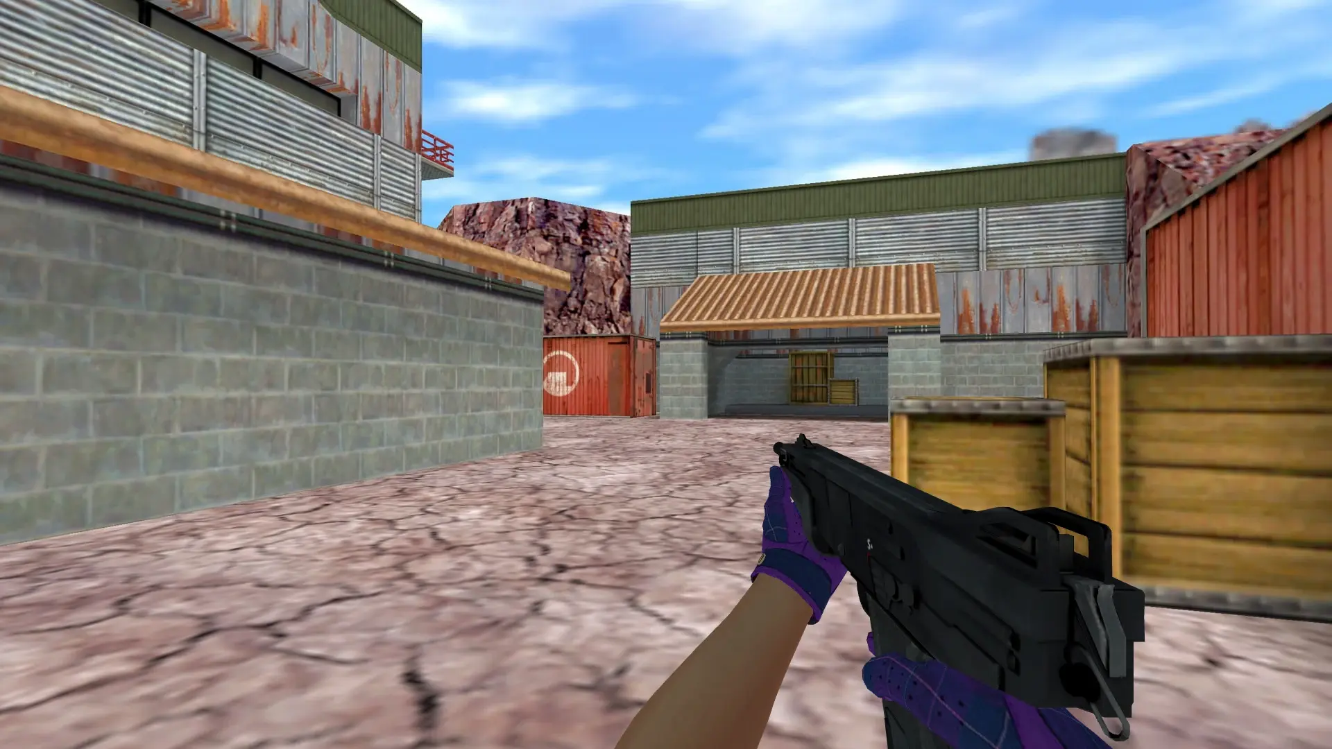 XM1014: Imperial Plaid Driver Gloves — de_nuke (first person)