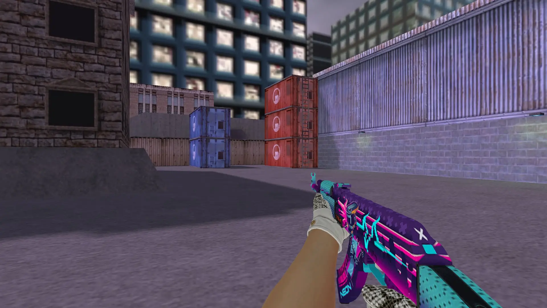 AK-47: King Snake Driver Gloves — cs_assault (first person)