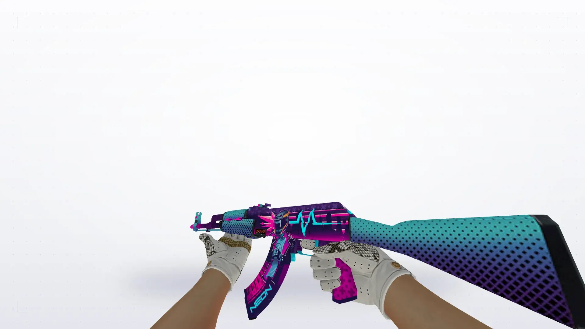 AK-47: King Snake Driver Gloves — first person
