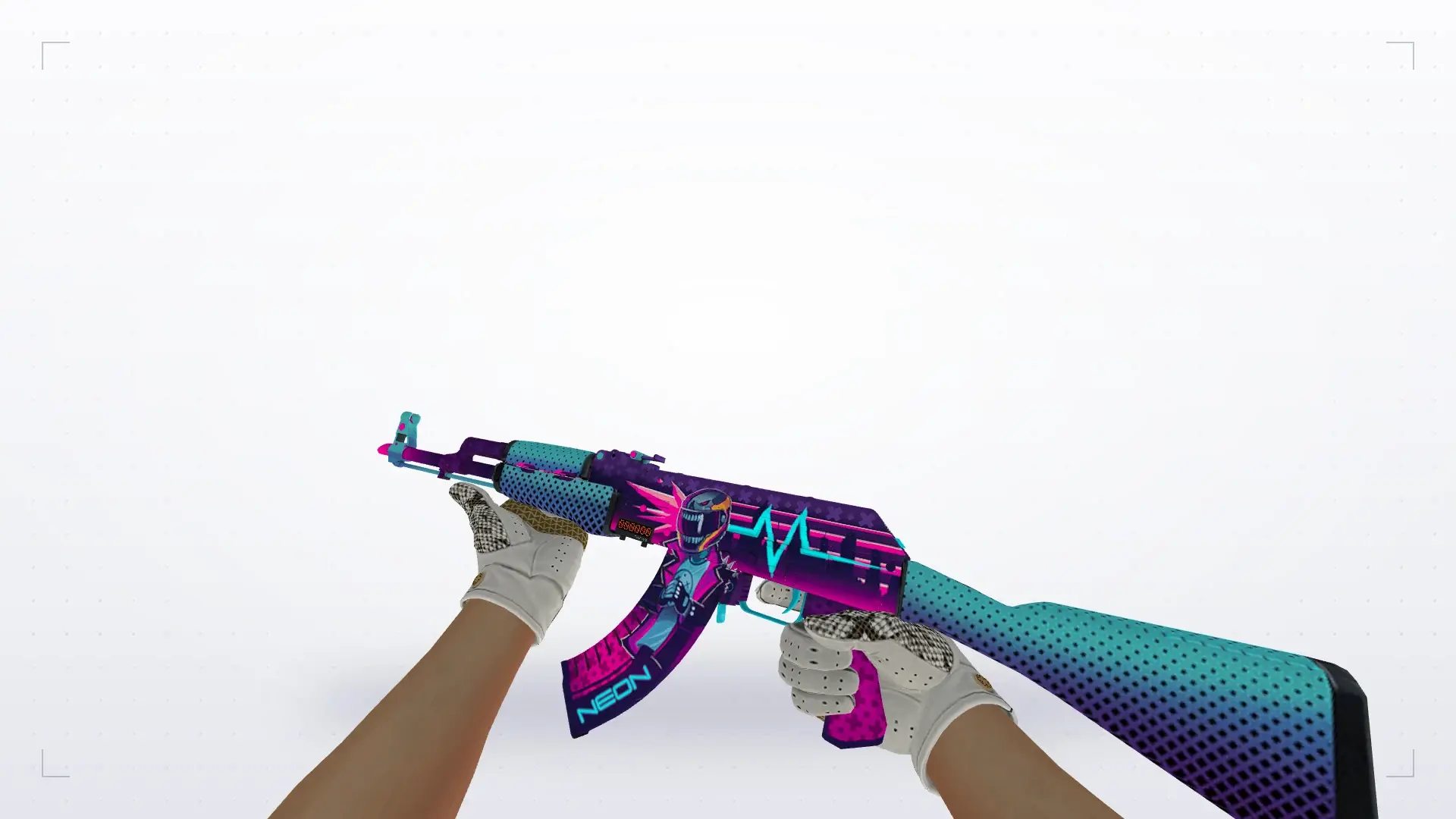 AK-47: King Snake Driver Gloves — first person