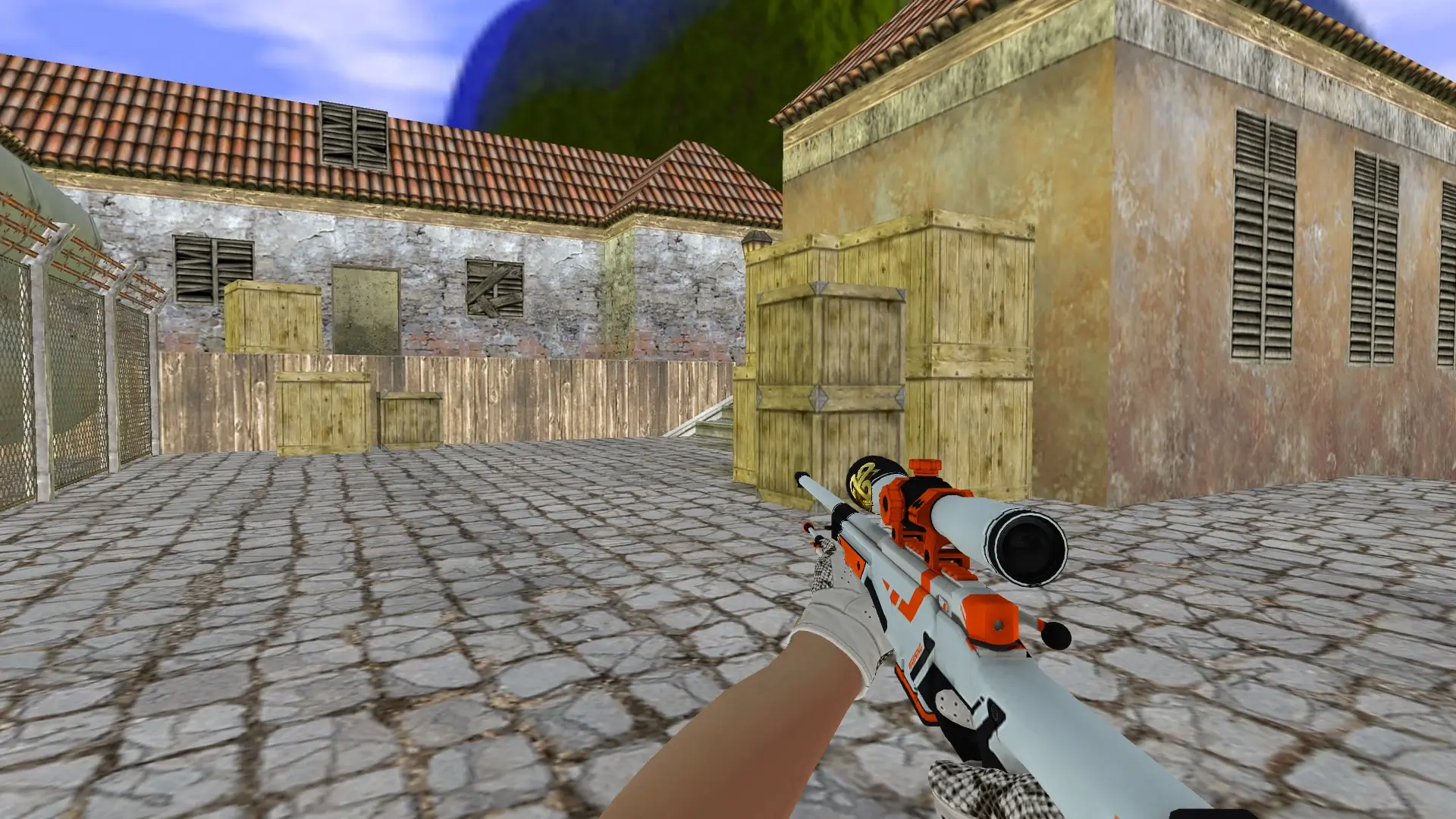 AWP: King Snake Driver Gloves — de_inferno (first person)