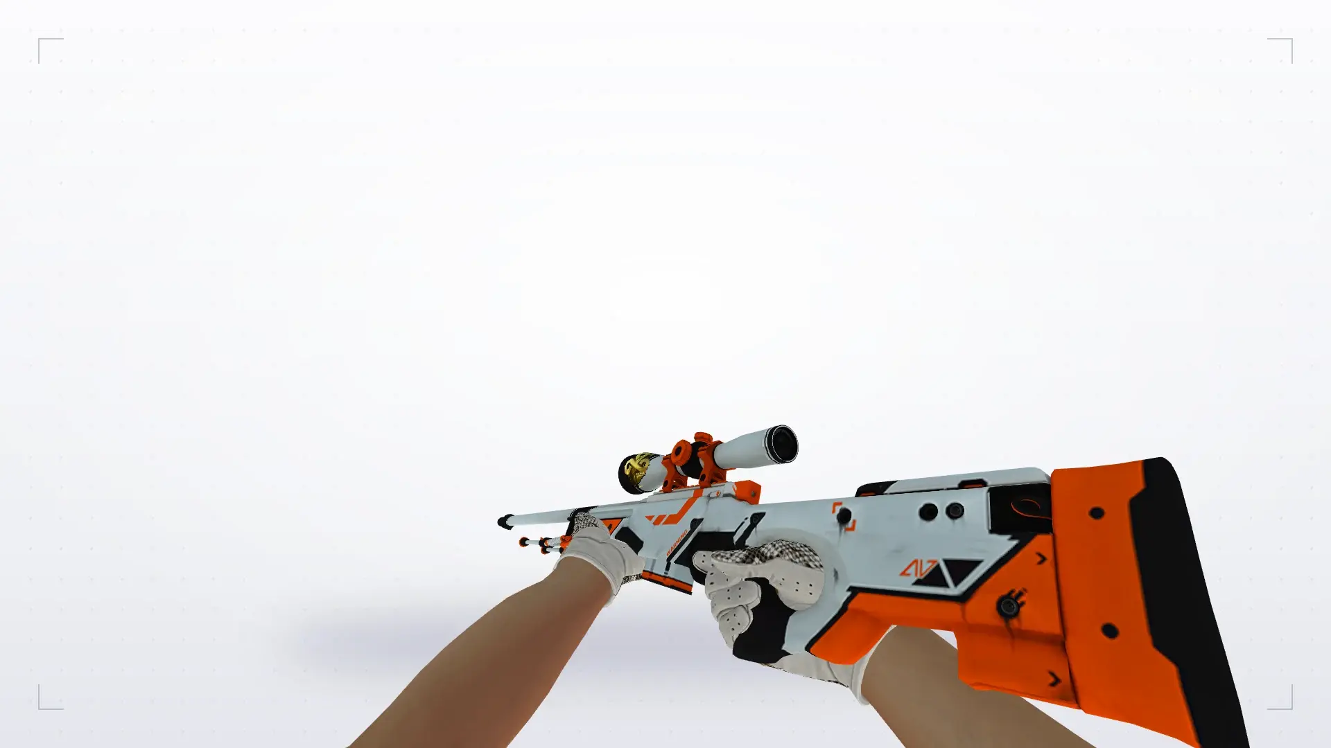 AWP: King Snake Driver Gloves — first person