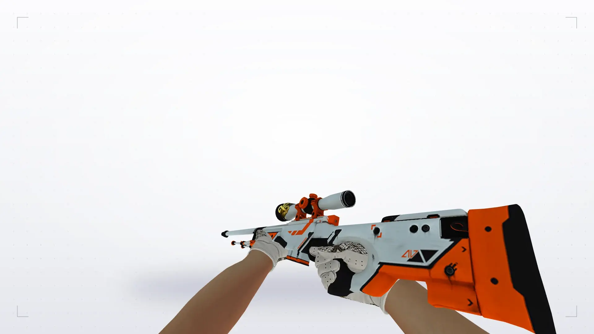 AWP: King Snake Driver Gloves — first person