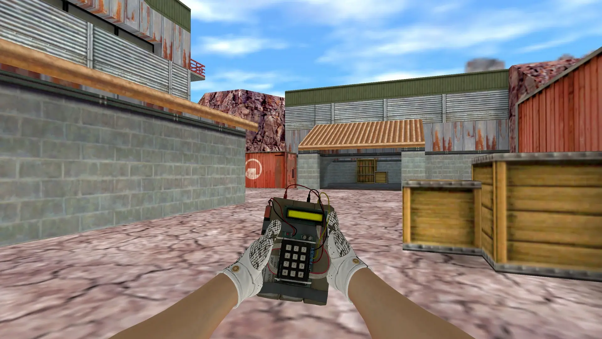 C4: King Snake Driver Gloves — de_nuke (first person)