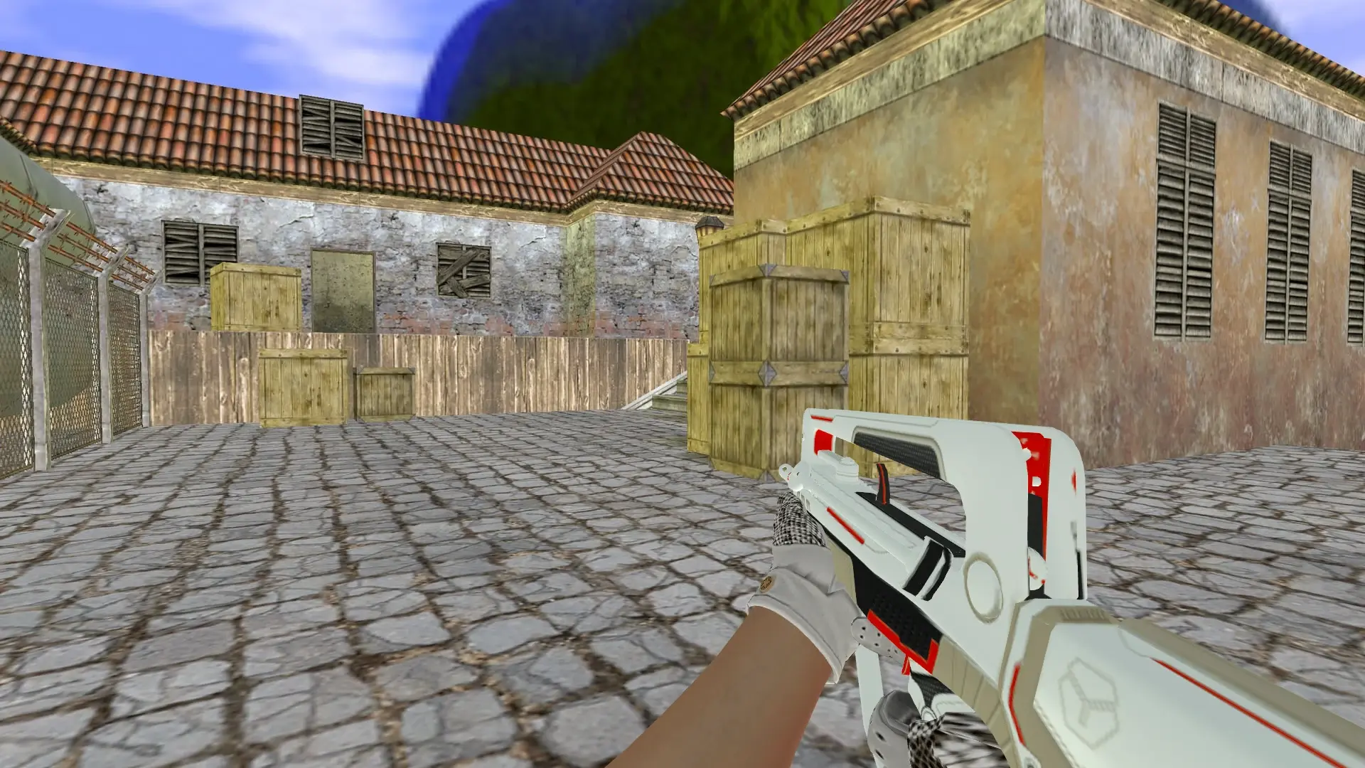 FAMAS: King Snake Driver Gloves — de_inferno (first person)