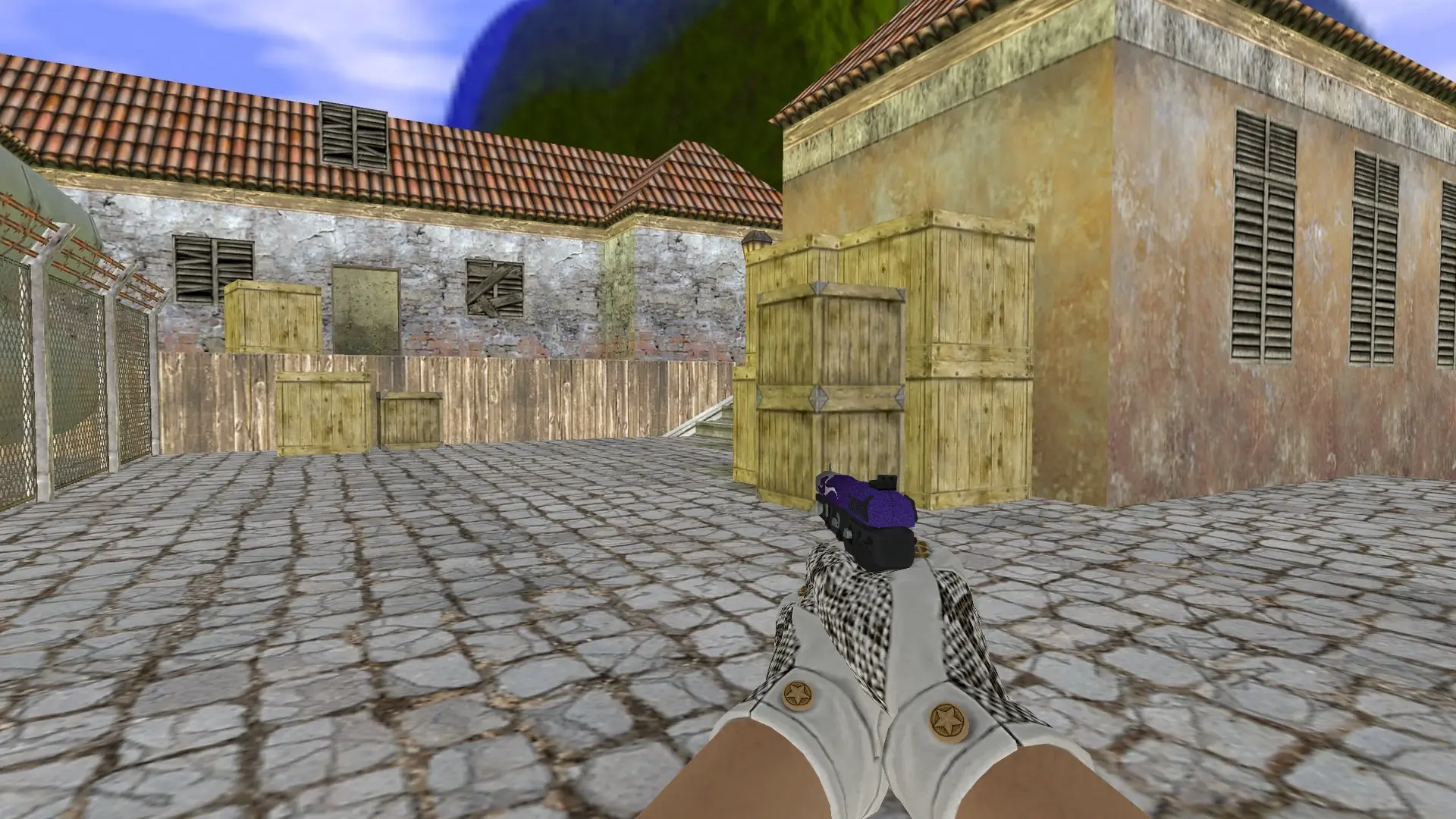 Five-SeveN: King Snake Driver Gloves — de_inferno (first person)