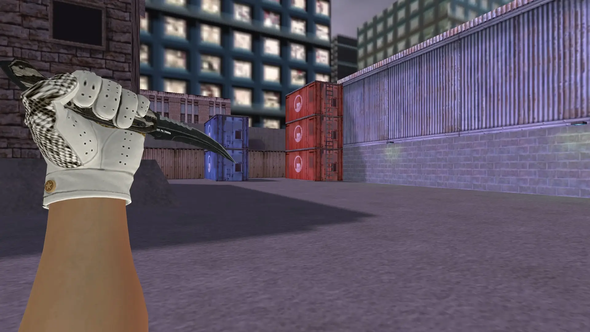 Knife: King Snake Driver Gloves — cs_assault (first person)