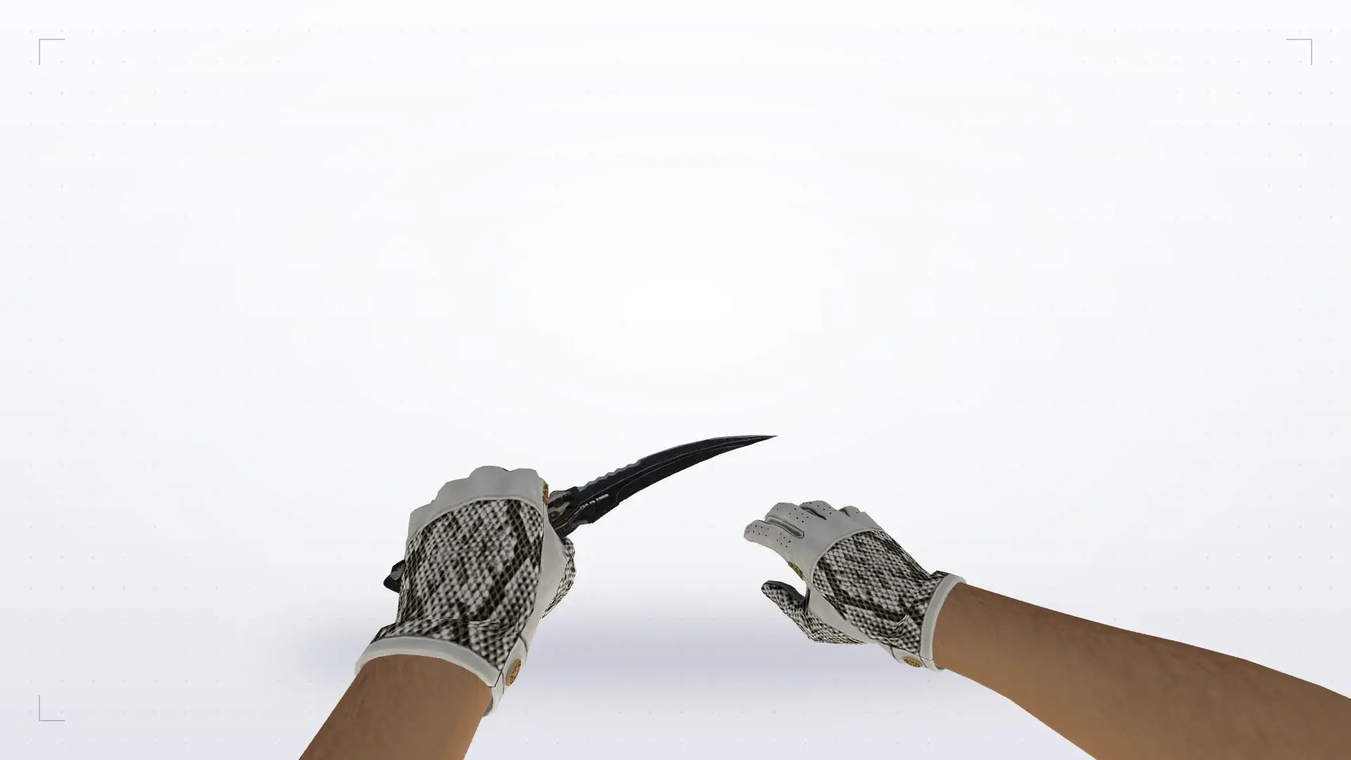 Knife: King Snake Driver Gloves — first person