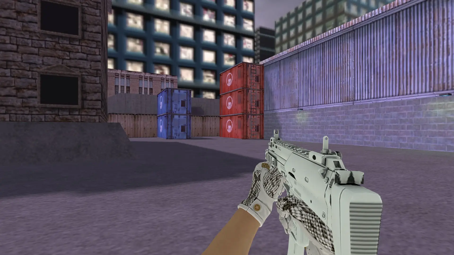 MP5: King Snake Driver Gloves — cs_assault (first person)