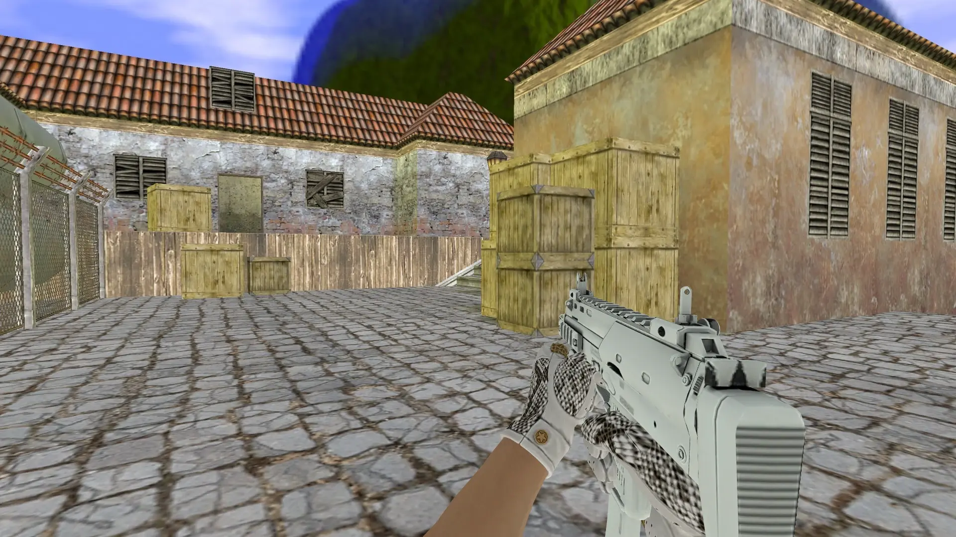 MP5: King Snake Driver Gloves — de_inferno (first person)