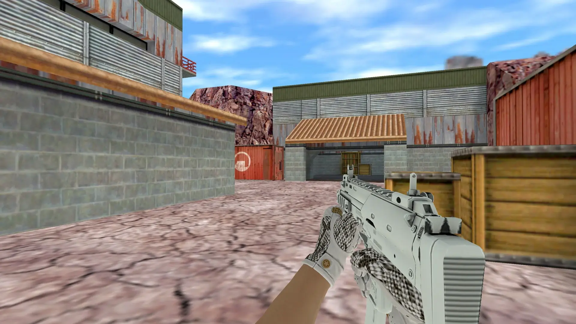 MP5: King Snake Driver Gloves — de_nuke (first person)