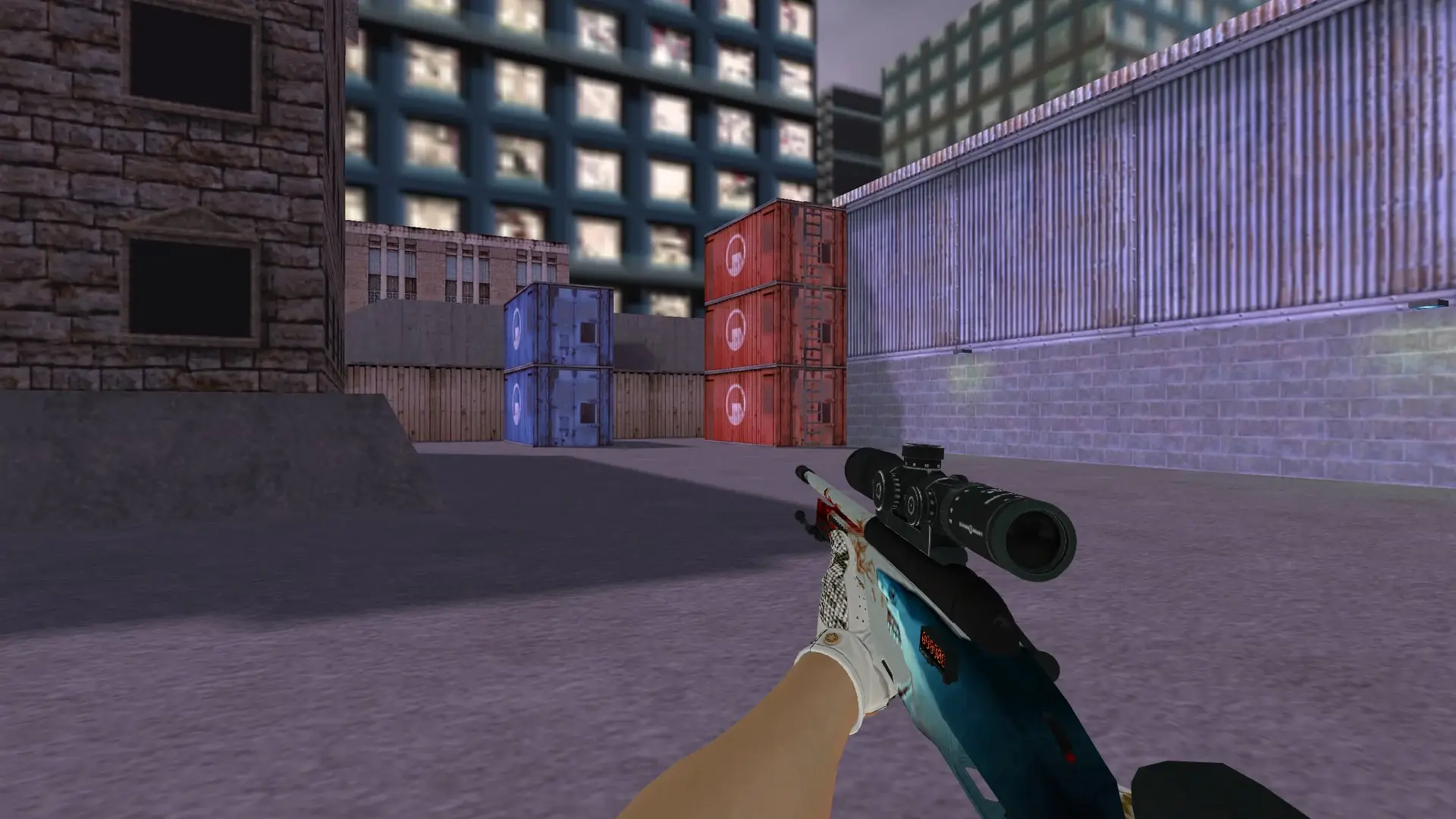 Scout: King Snake Driver Gloves — cs_assault (first person)