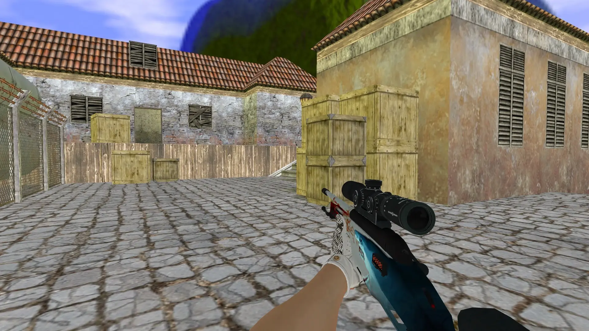 Scout: King Snake Driver Gloves — de_inferno (first person)