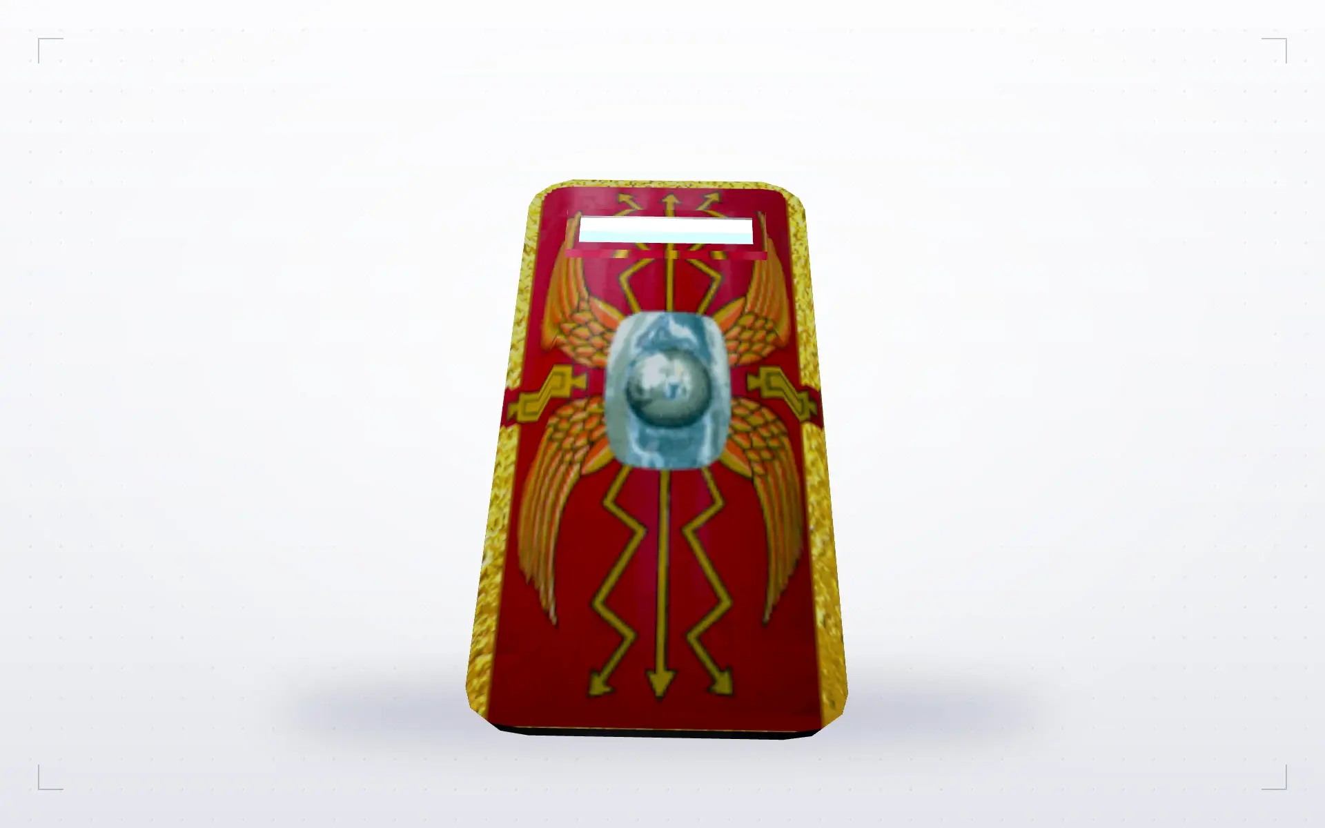 Roman Legion Shield — top view