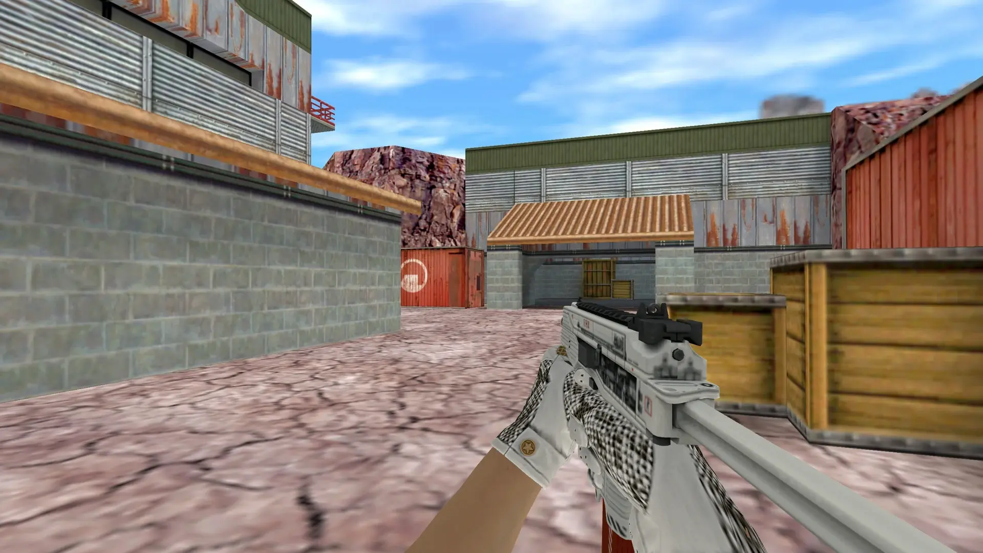 TMP: King Snake Driver Gloves — de_nuke (first person)