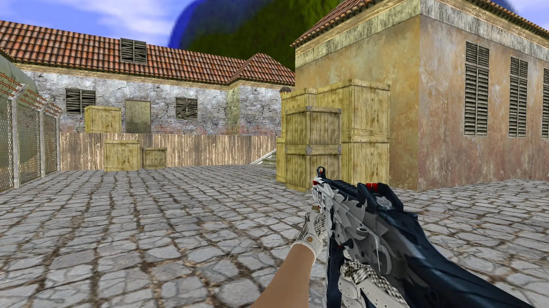 UMP-45: King Snake Driver Gloves — de_inferno (first person)