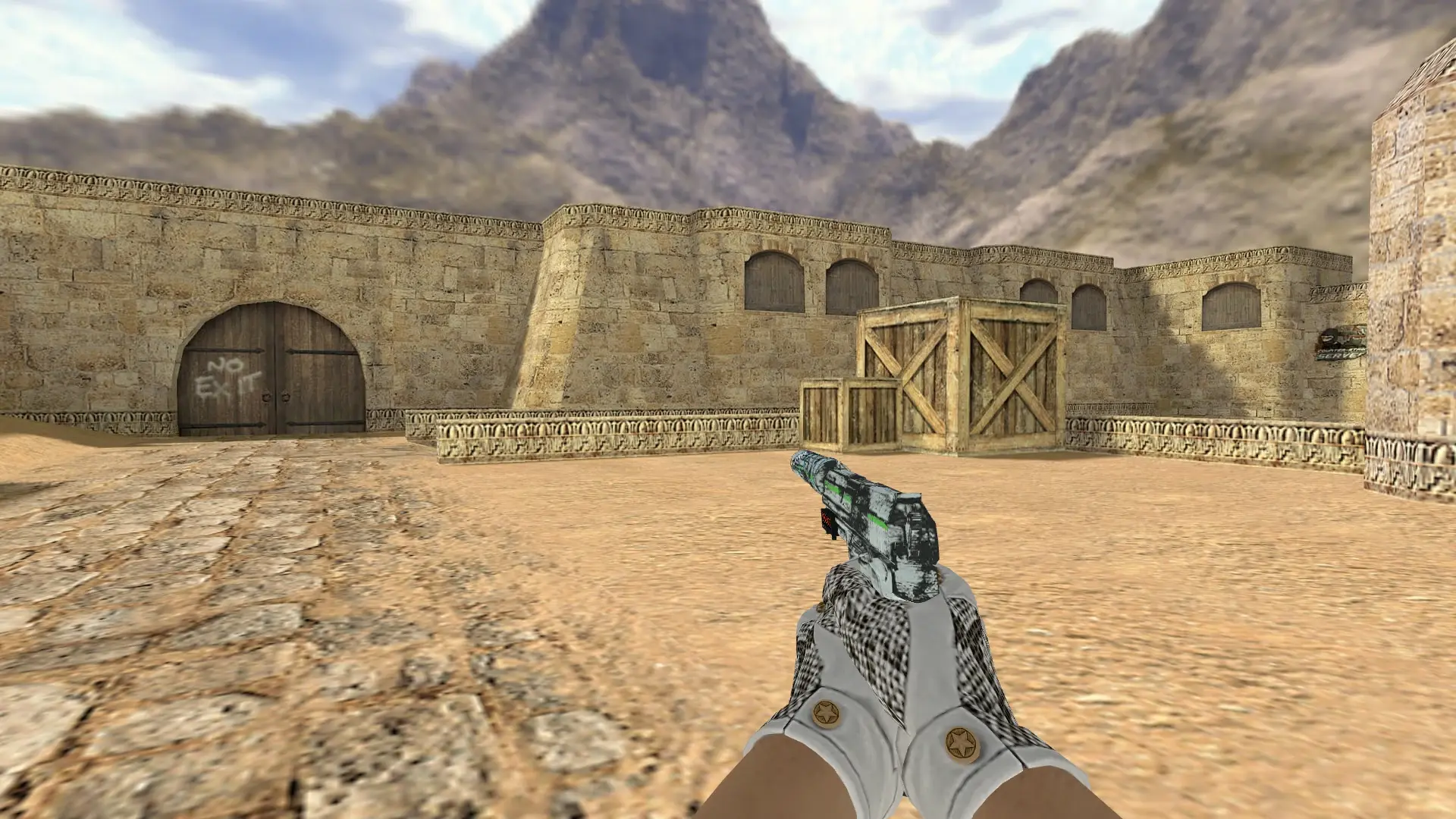 USP: King Snake Driver Gloves — de_dust2 (first person)