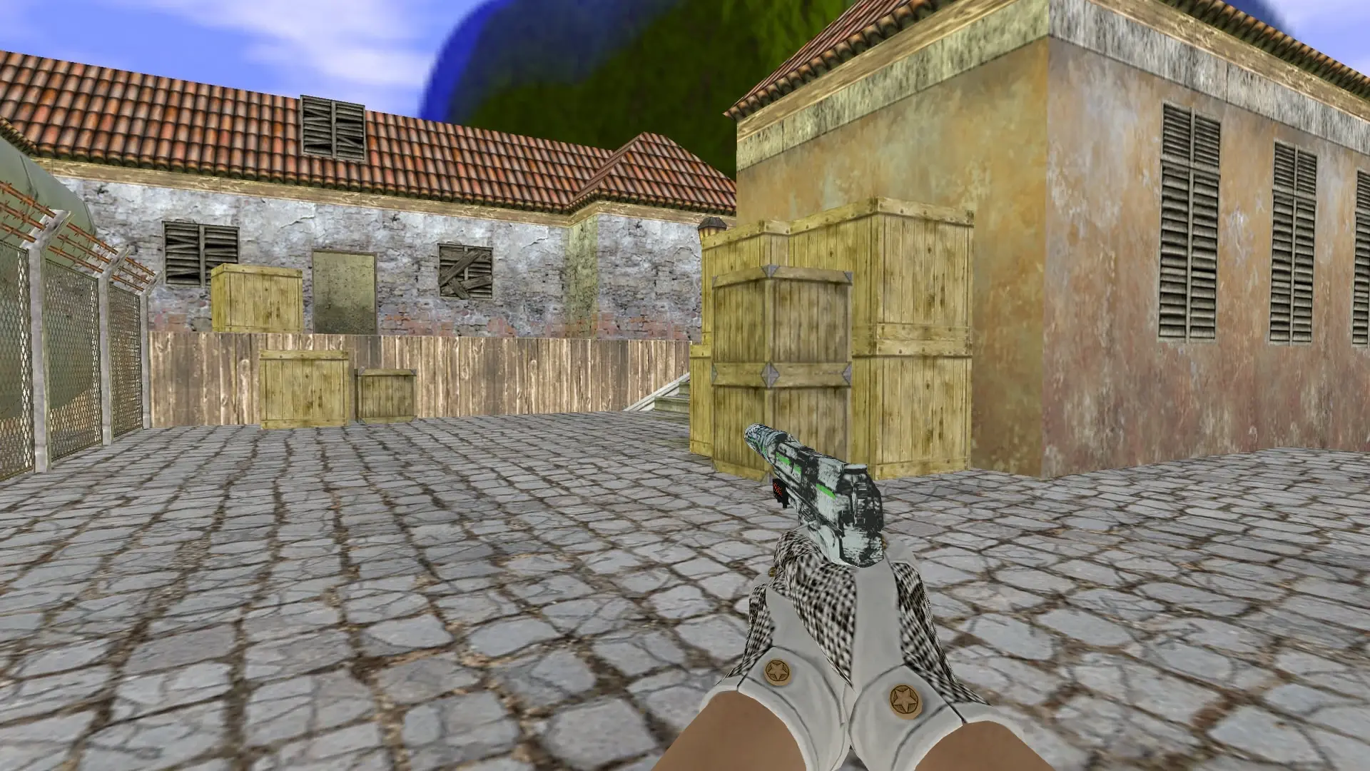 USP: King Snake Driver Gloves — de_inferno (first person)