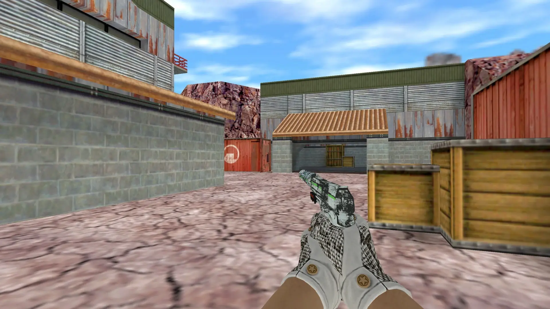 USP: King Snake Driver Gloves — de_nuke (first person)
