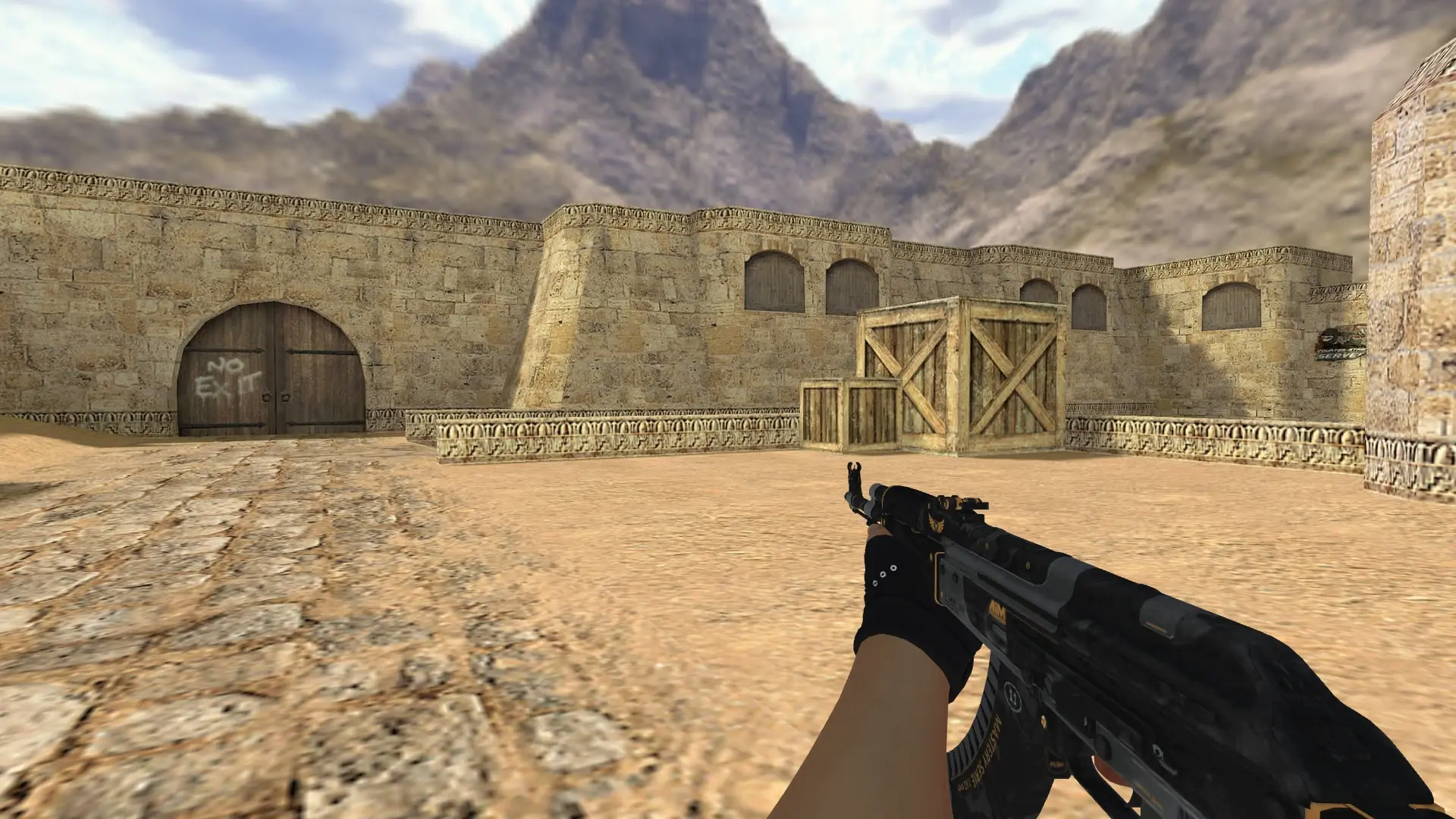 AK-47: B&W Inventory — de_dust2 (first person)