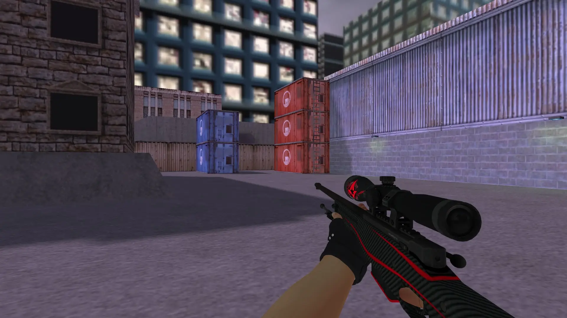 AWP: B&W Inventory — cs_assault (first person)