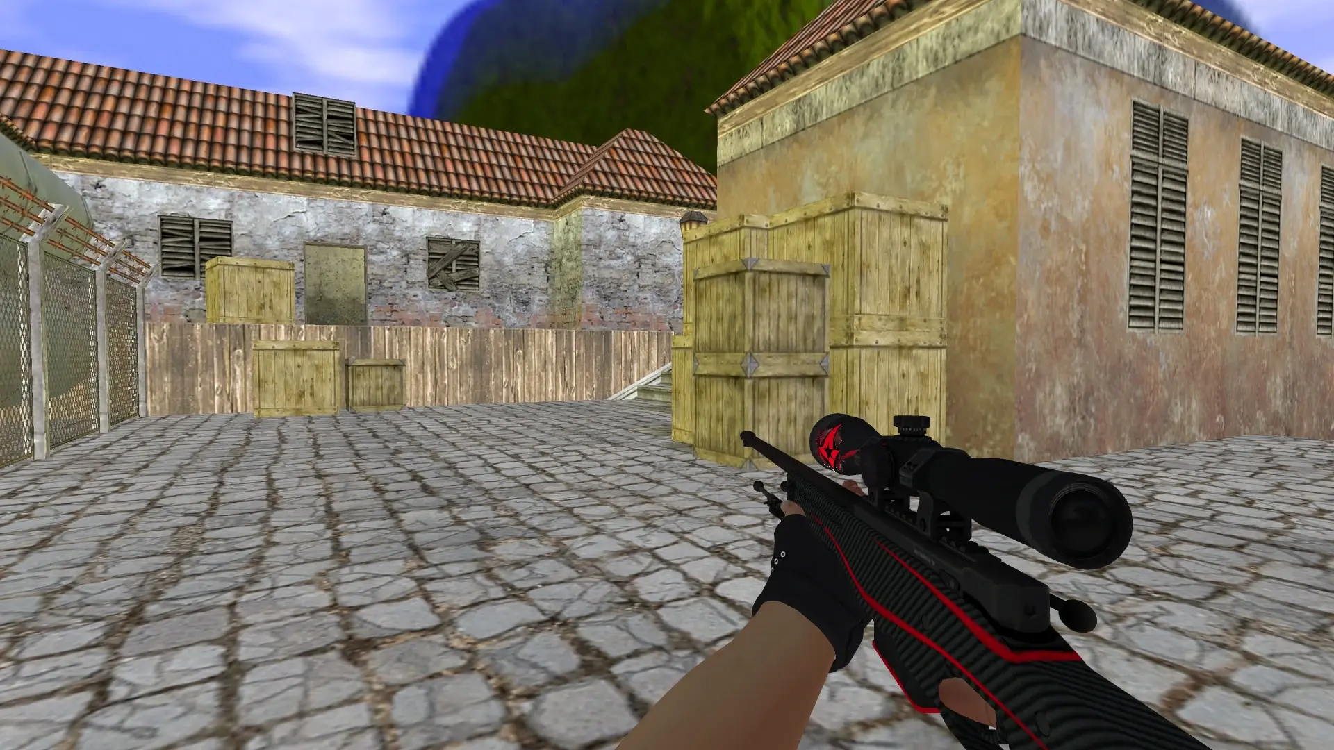 AWP: B&W Inventory — de_inferno (first person)
