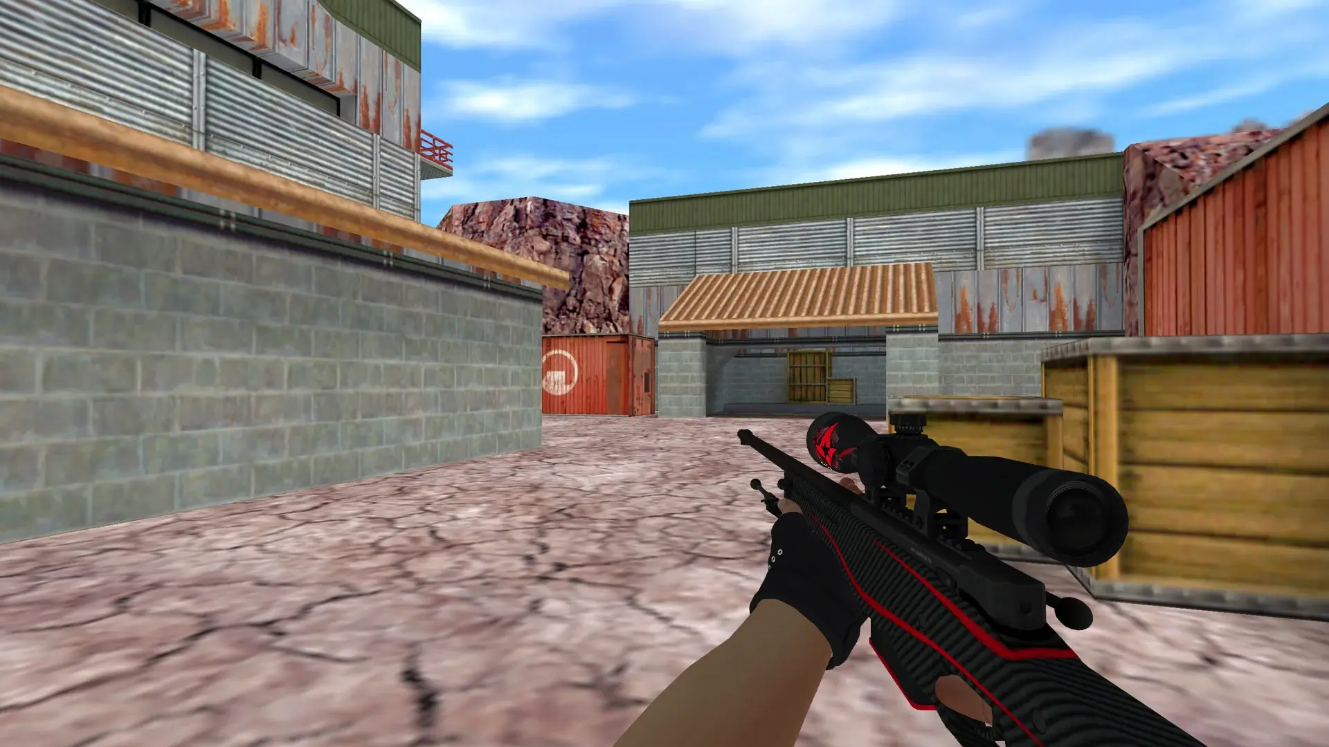 AWP: B&W Inventory — de_nuke (first person)