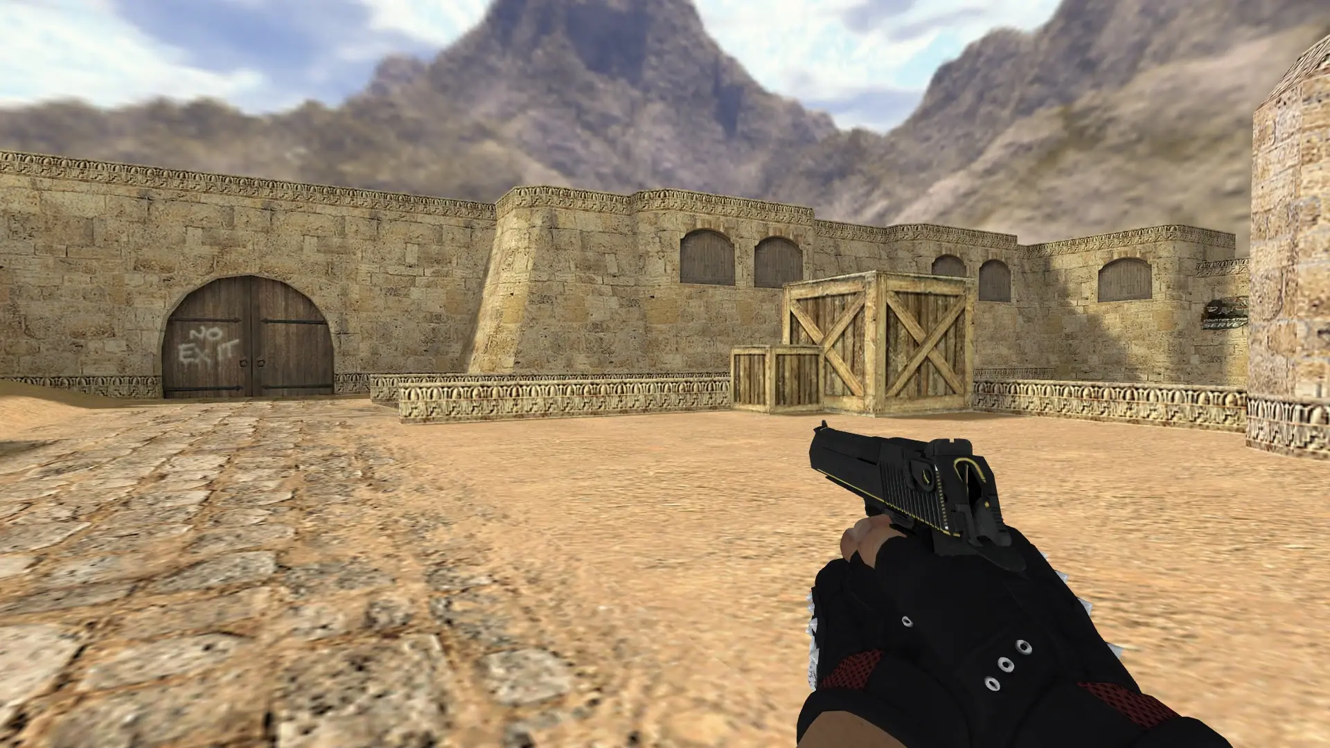 Desert Eagle: B&W Inventory — de_dust2 (first person)