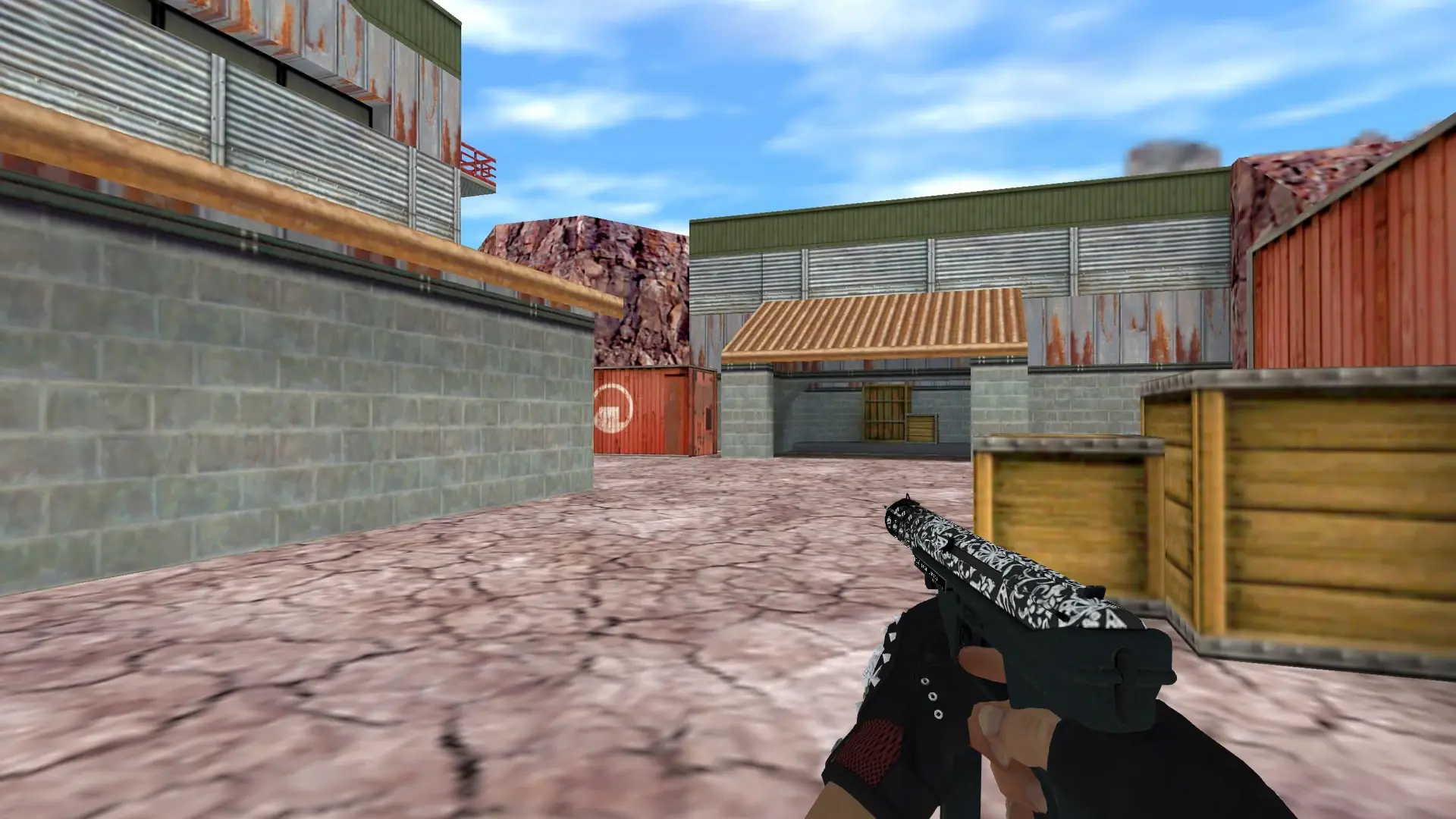Dual Berettas: B&W Inventory — de_nuke (first person)