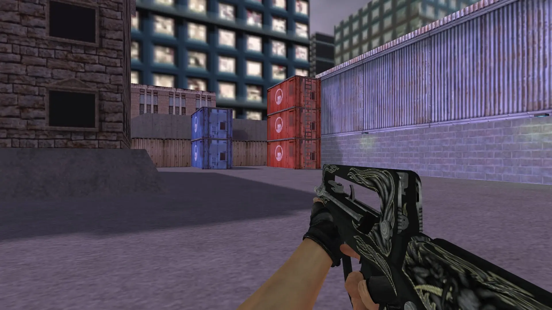 FAMAS: B&W Inventory — cs_assault (first person)