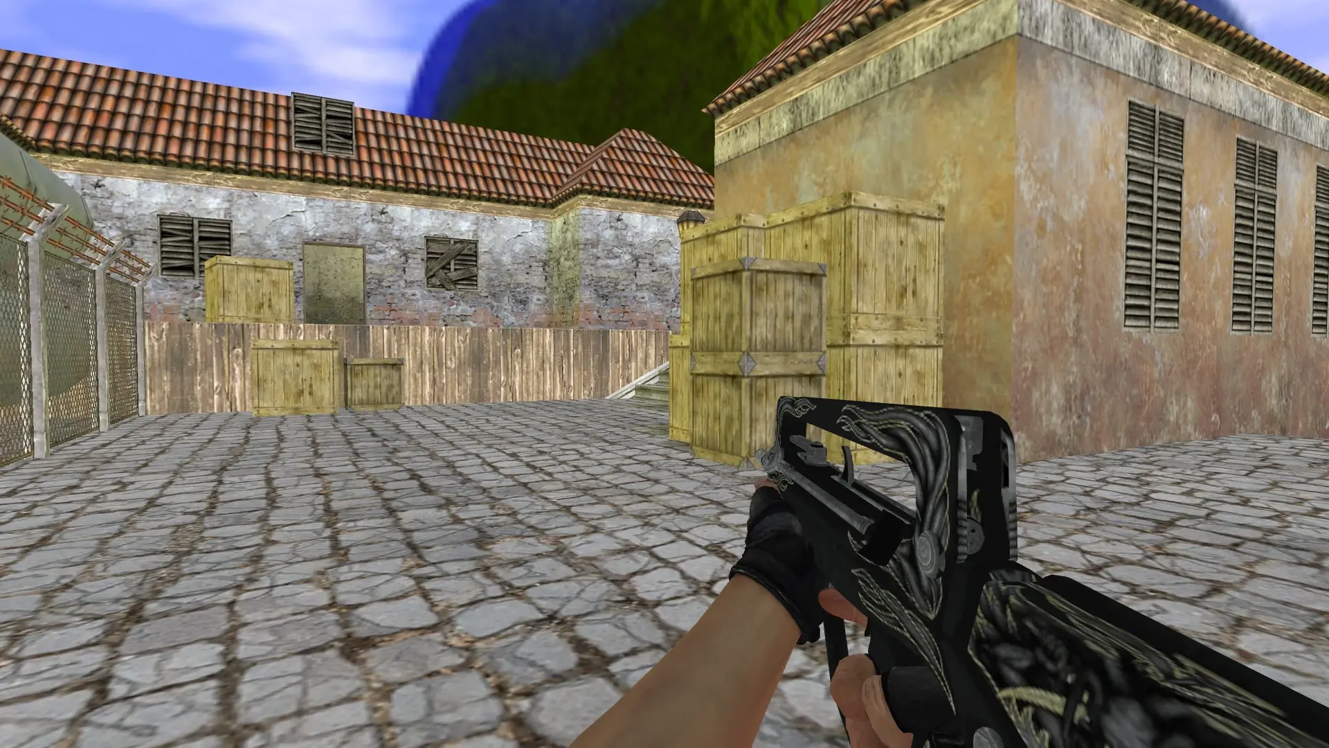 FAMAS: B&W Inventory — de_inferno (first person)