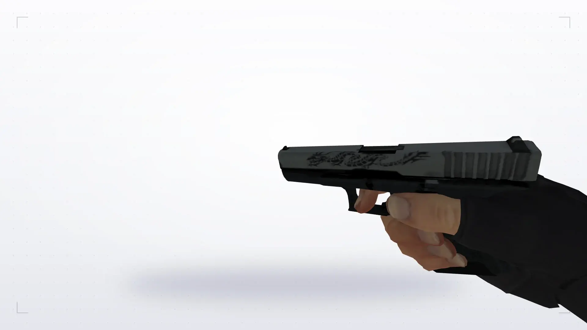 Glock-18: B&W Inventory — first person
