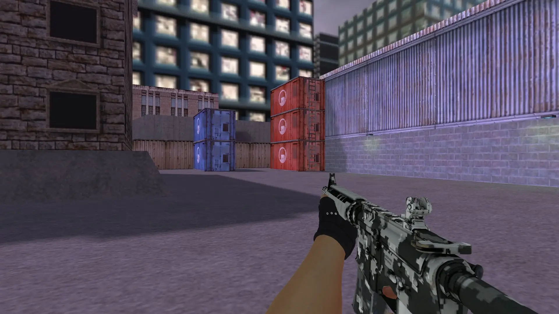 M4A1: B&W Inventory — cs_assault (first person)